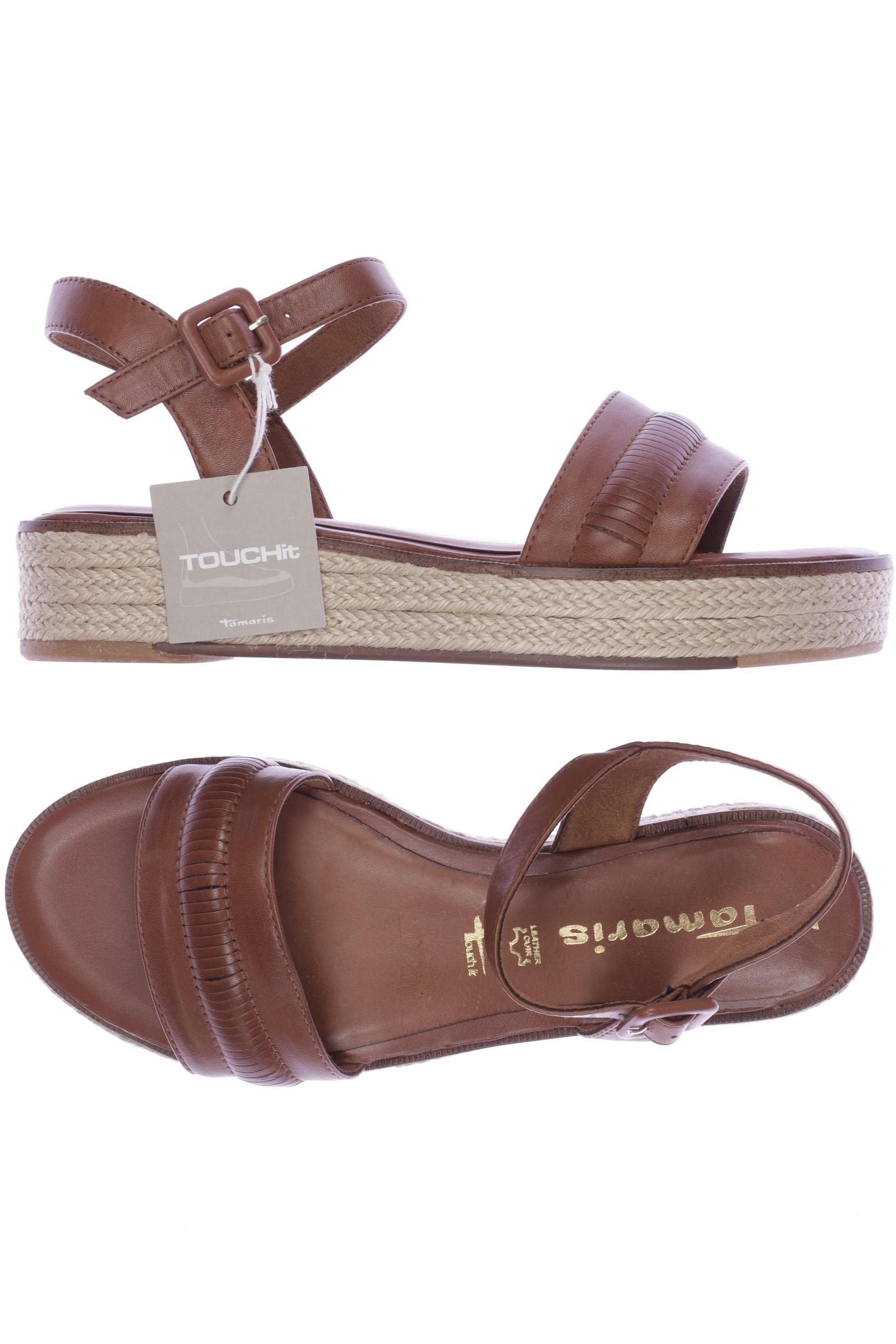 

Tamaris Damen Sandale, braun, Gr. 37
