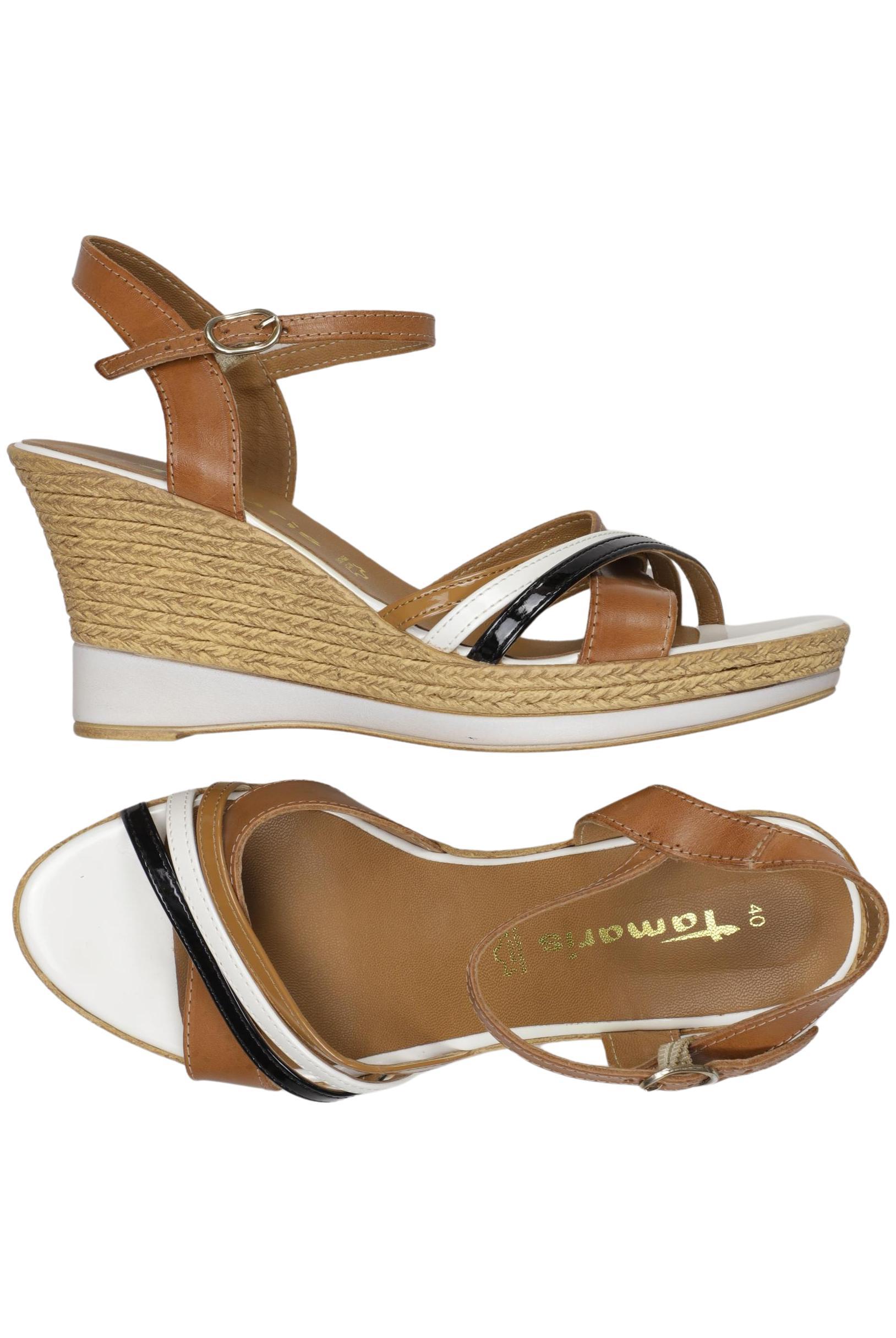 

Tamaris Damen Sandale, beige, Gr. 40
