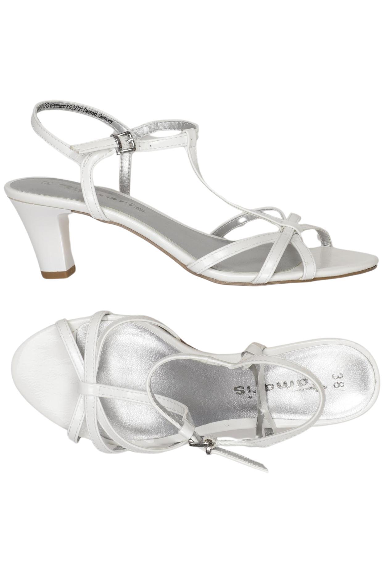 

Tamaris Damen Sandale, weiß, Gr. 38