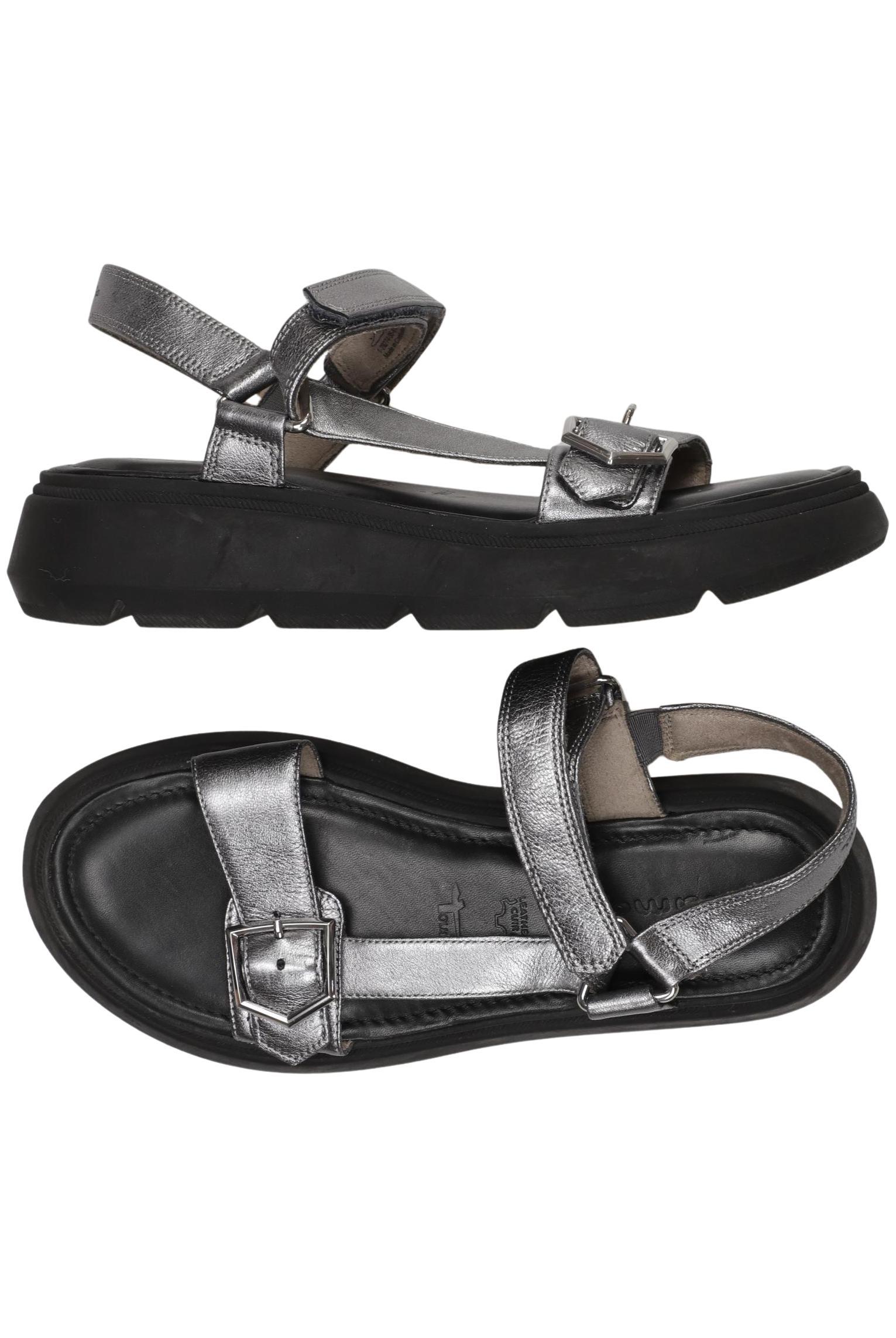 

Tamaris Damen Sandale, grau, Gr. 39