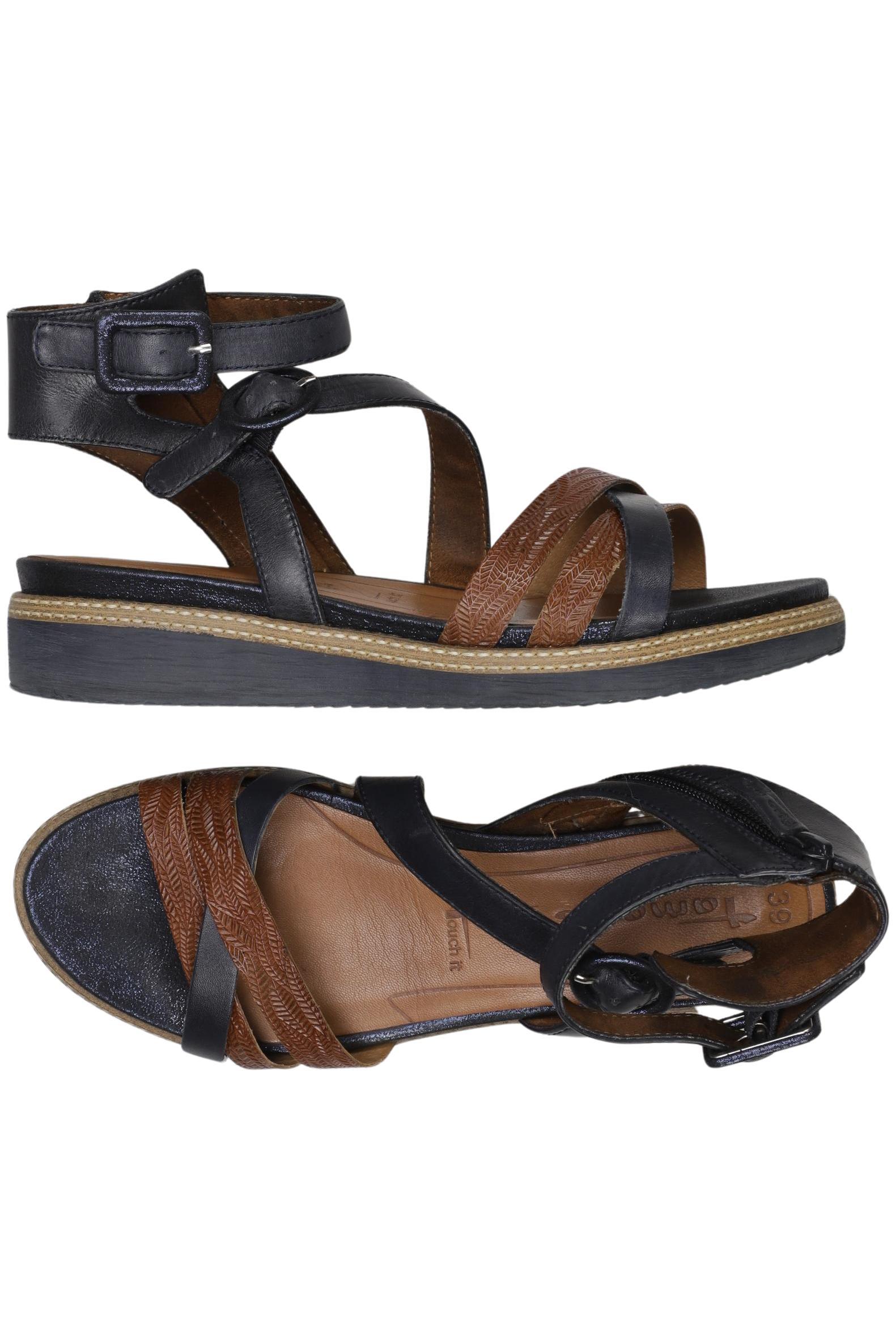 

Tamaris Damen Sandale, marineblau, Gr. 39