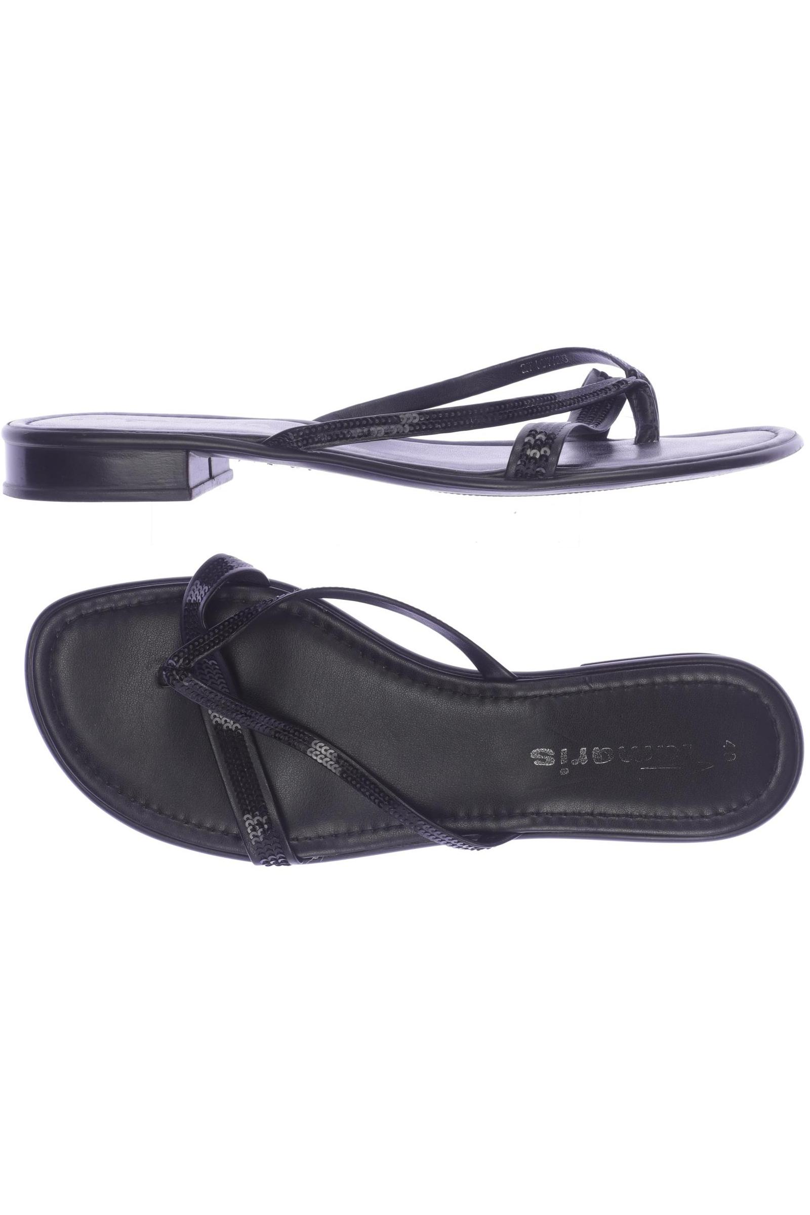 

Tamaris Damen Sandale, schwarz, Gr. 40