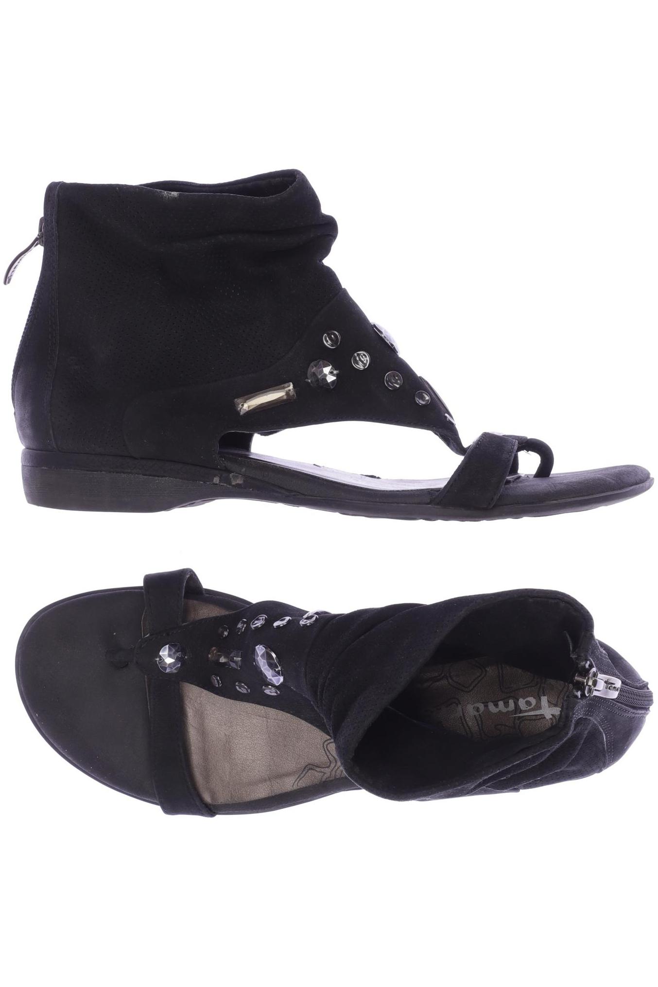 

Tamaris Damen Sandale, schwarz, Gr. 39