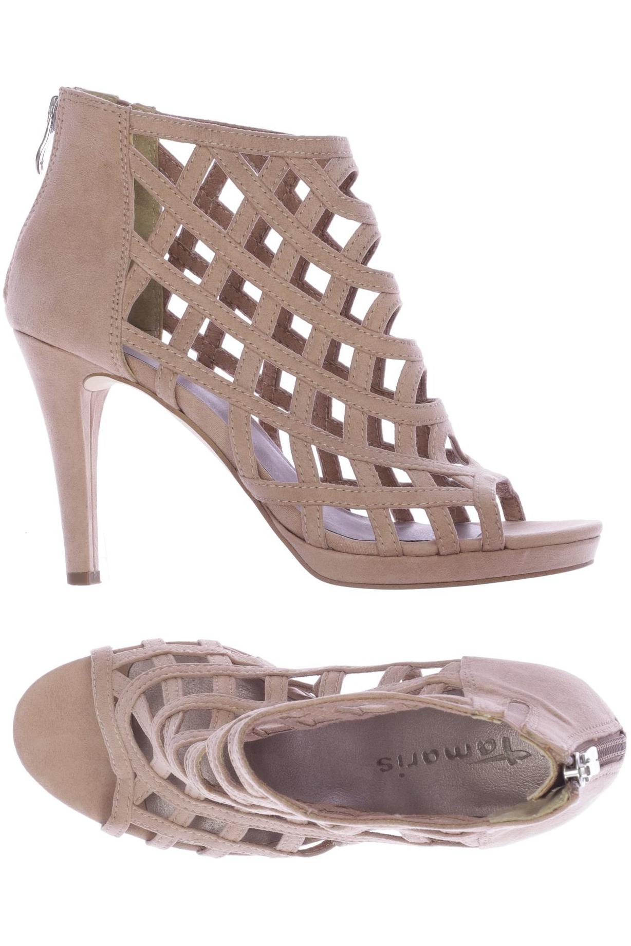 

Tamaris Damen Sandale, beige, Gr. 38