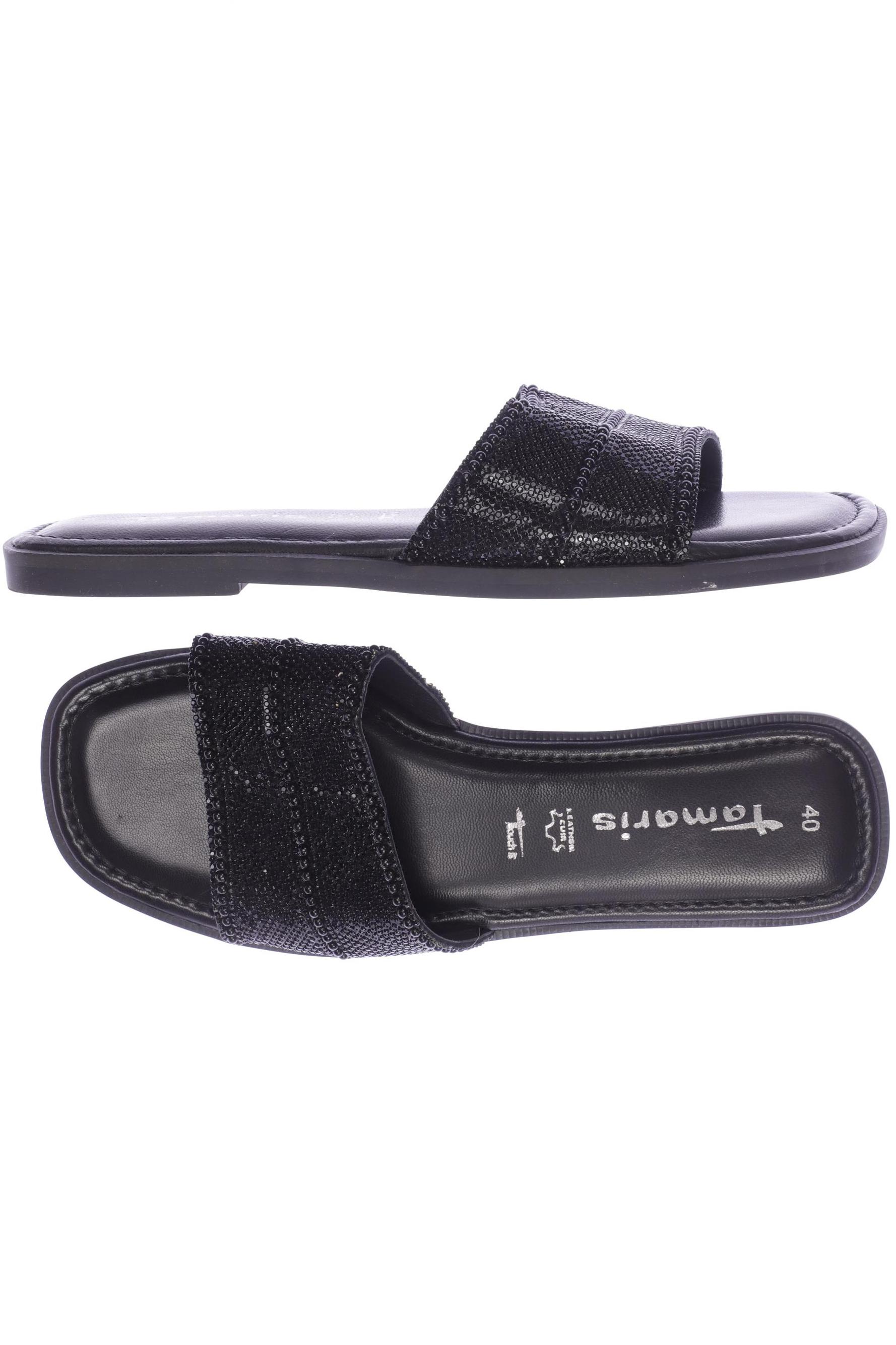 

Tamaris Damen Sandale, schwarz