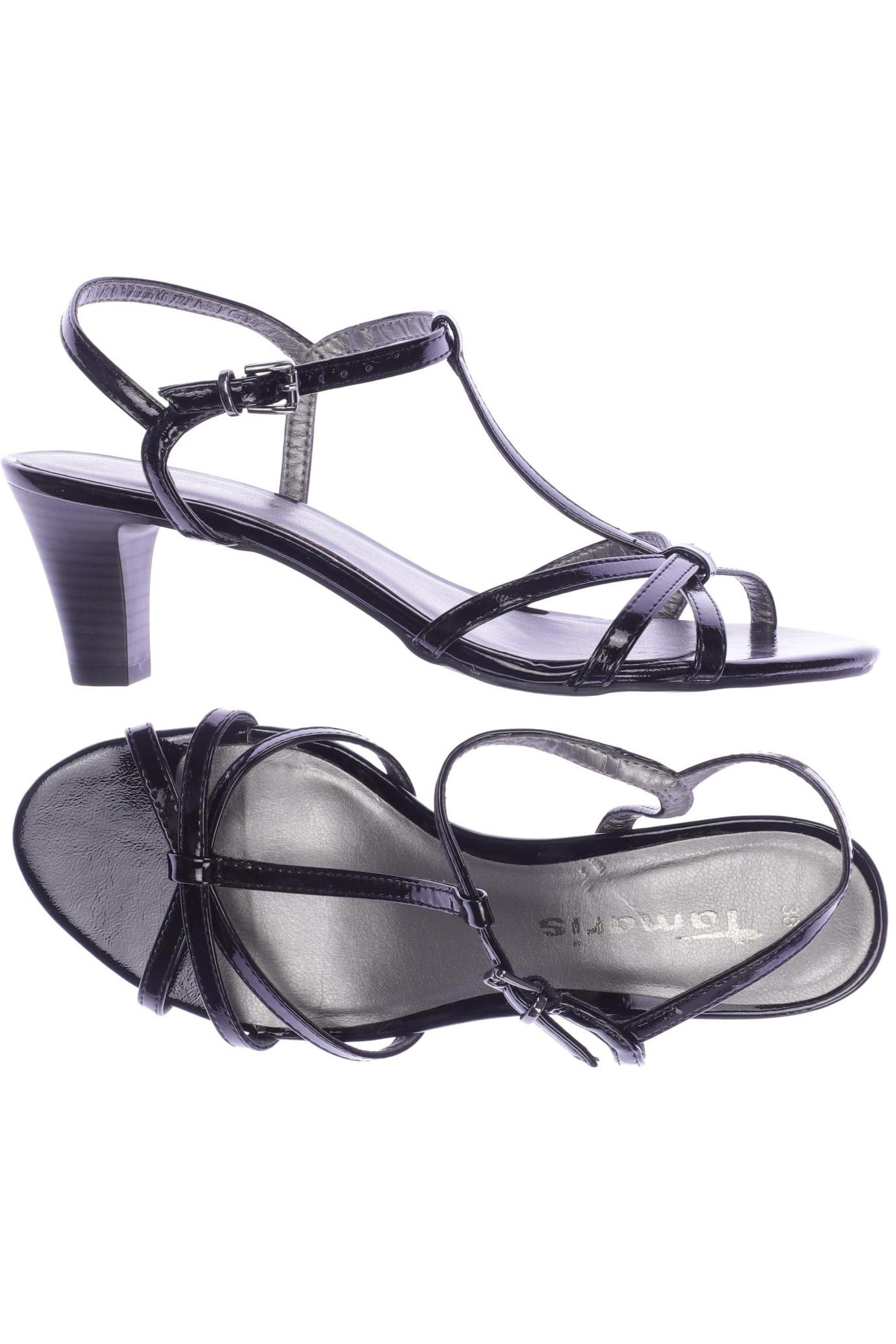 

Tamaris Damen Sandale, schwarz, Gr. 38