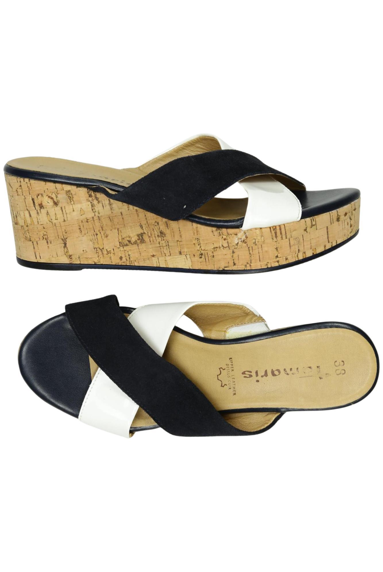 

Tamaris Damen Sandale, marineblau, Gr. 38
