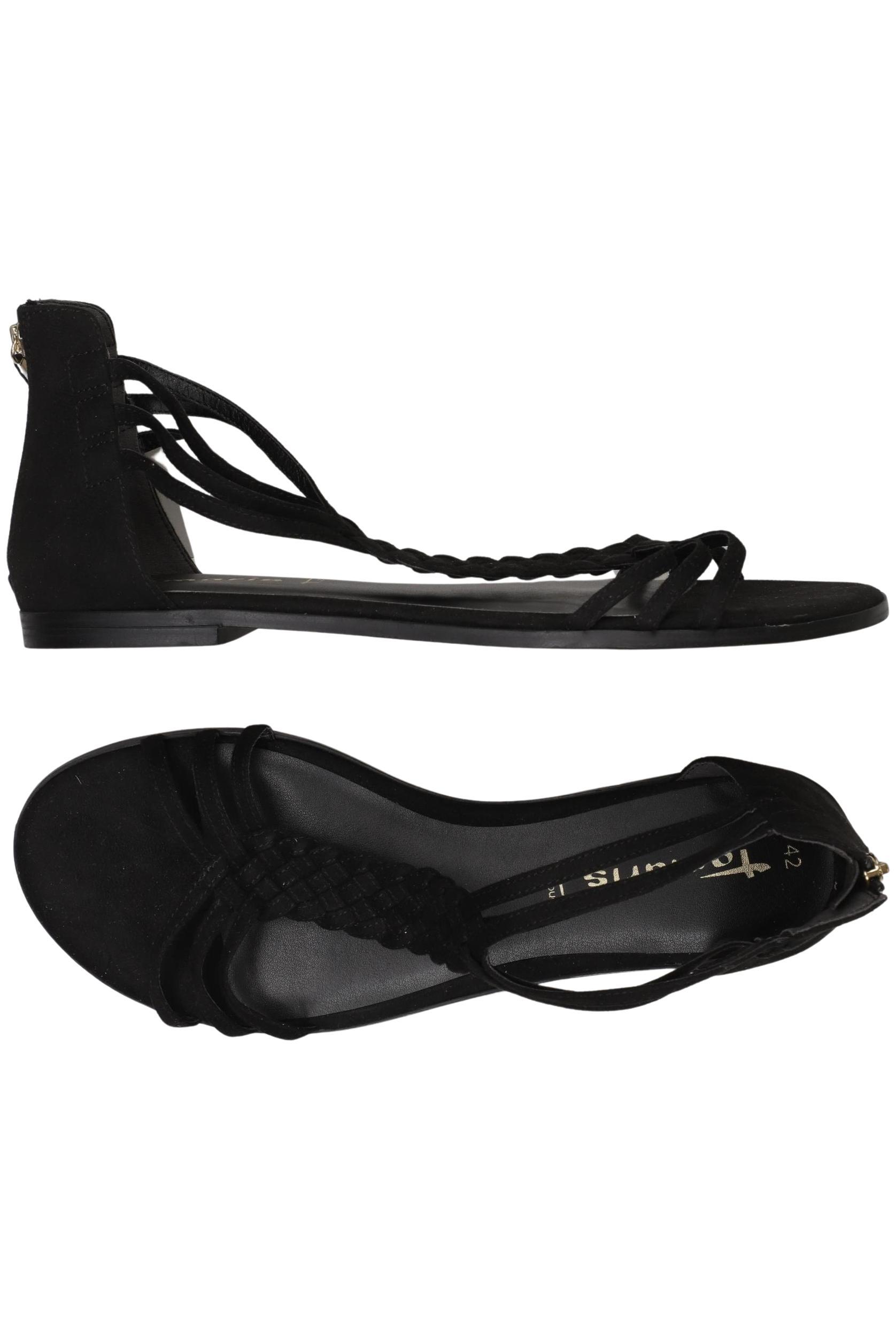 

Tamaris Damen Sandale, schwarz, Gr. 42
