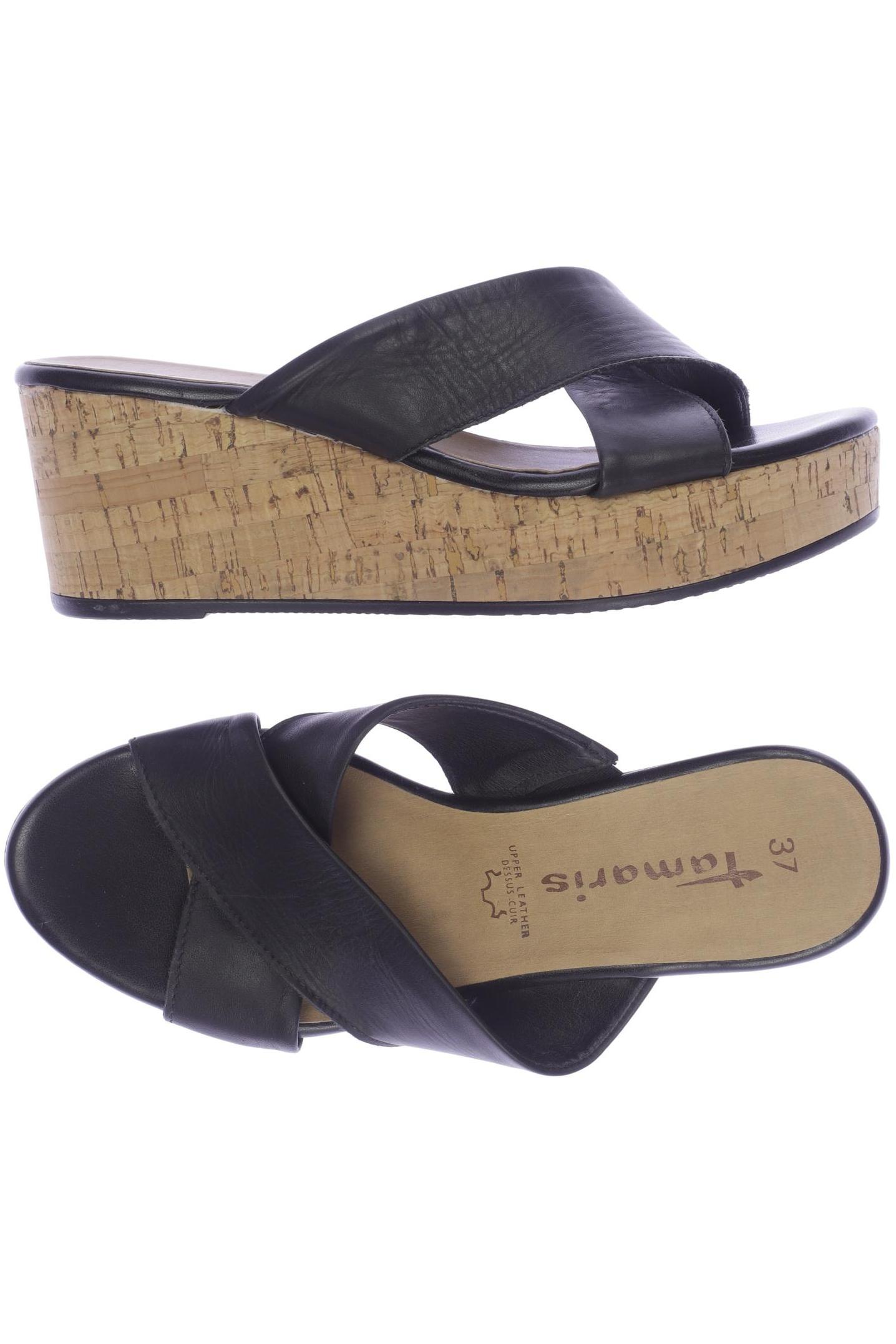

Tamaris Damen Sandale, schwarz, Gr. 37