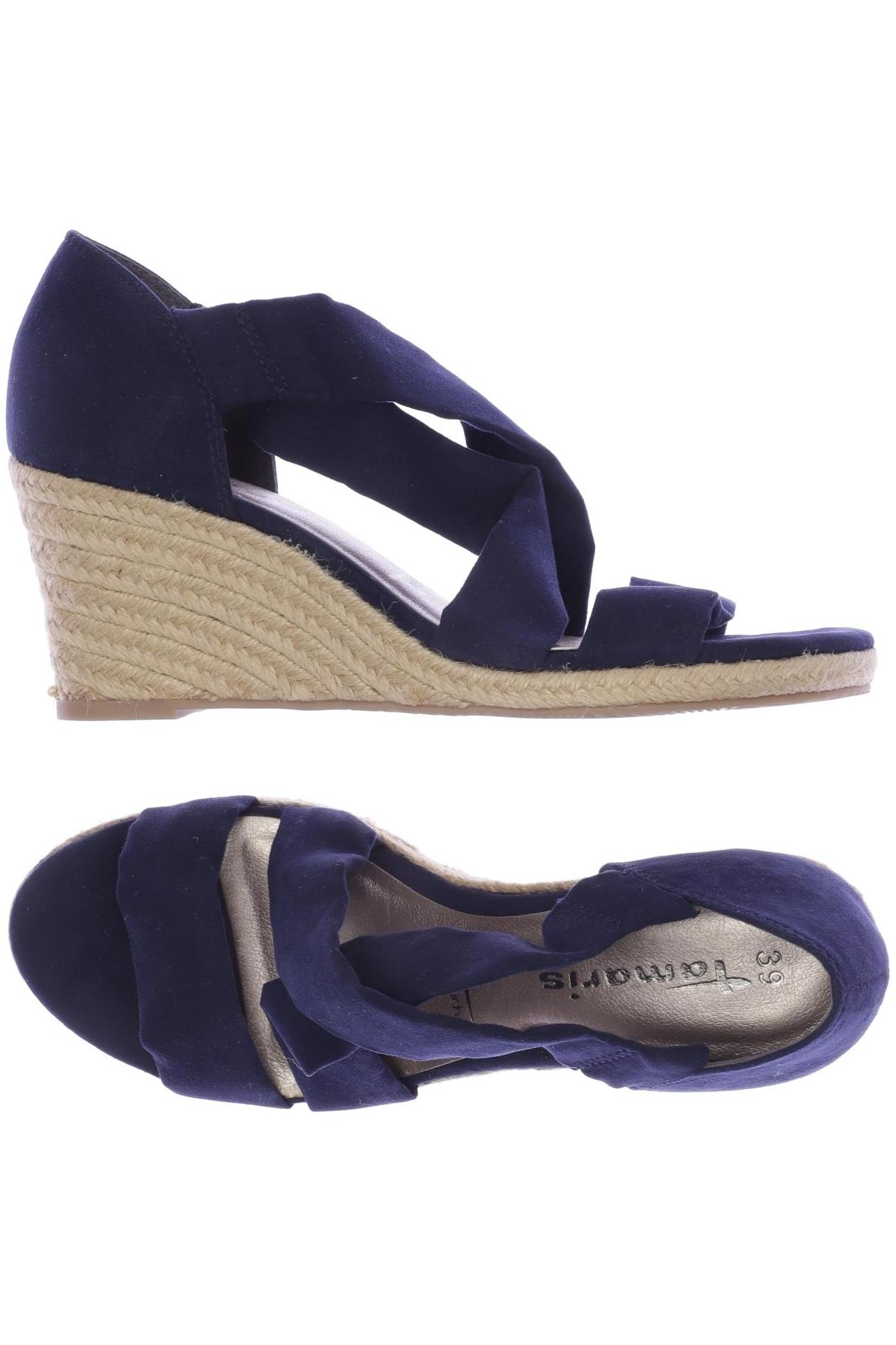 

Tamaris Damen Sandale, marineblau, Gr. 39