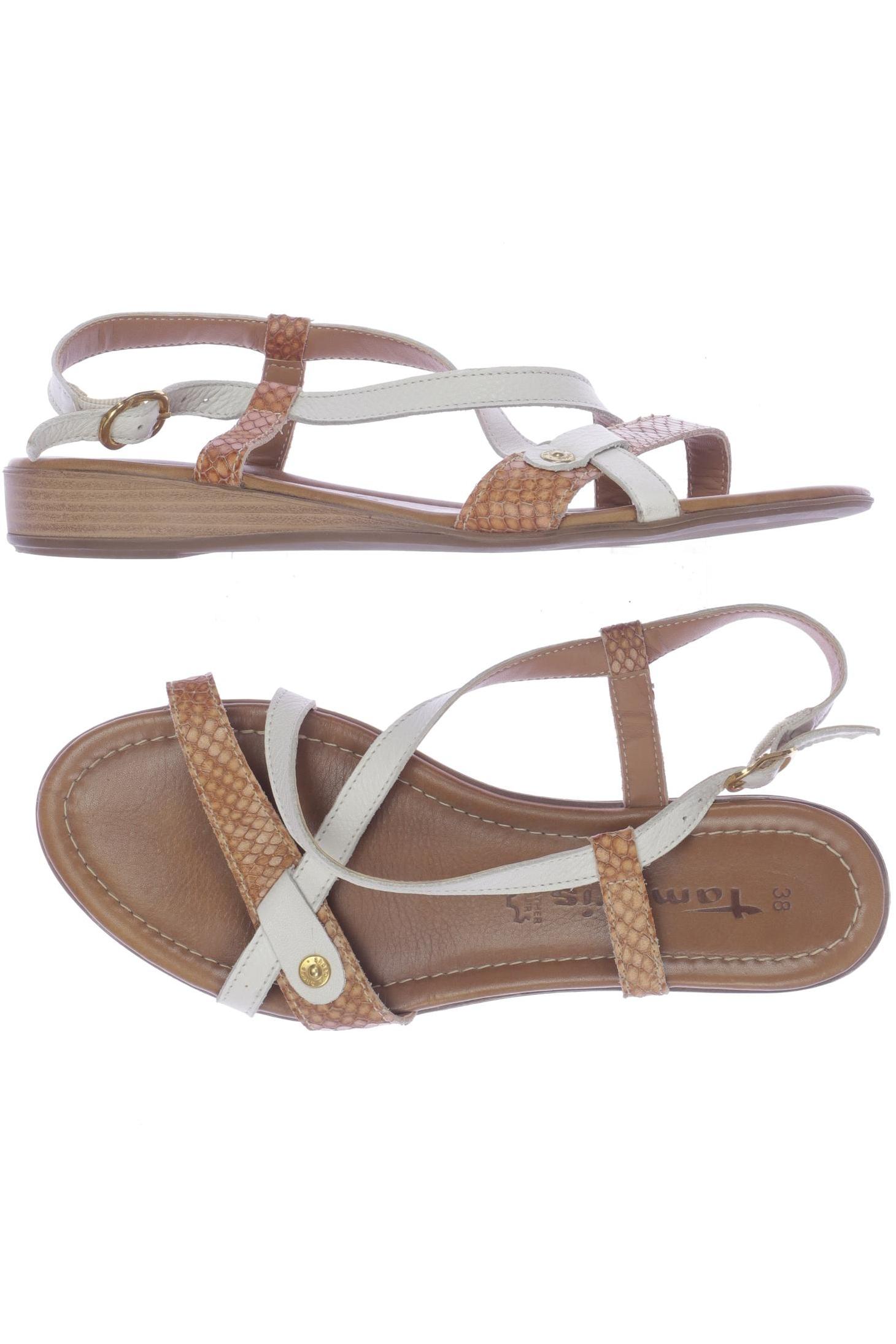 

Tamaris Damen Sandale, weiß, Gr. 38