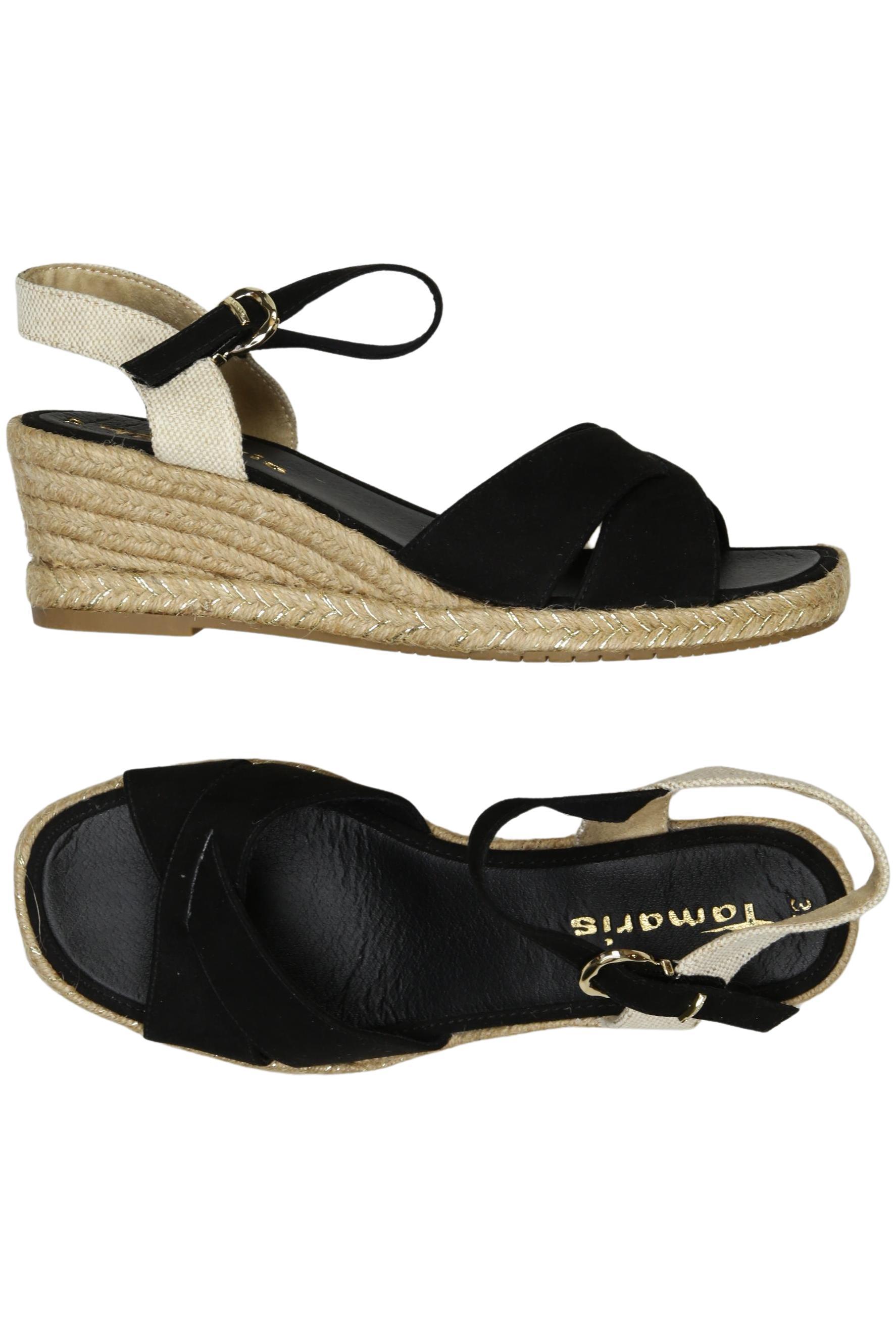 

Tamaris Damen Sandale, schwarz, Gr. 43