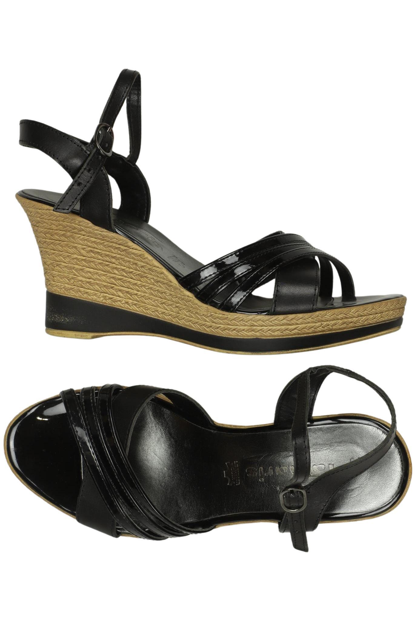

Tamaris Damen Sandale, schwarz, Gr. 38