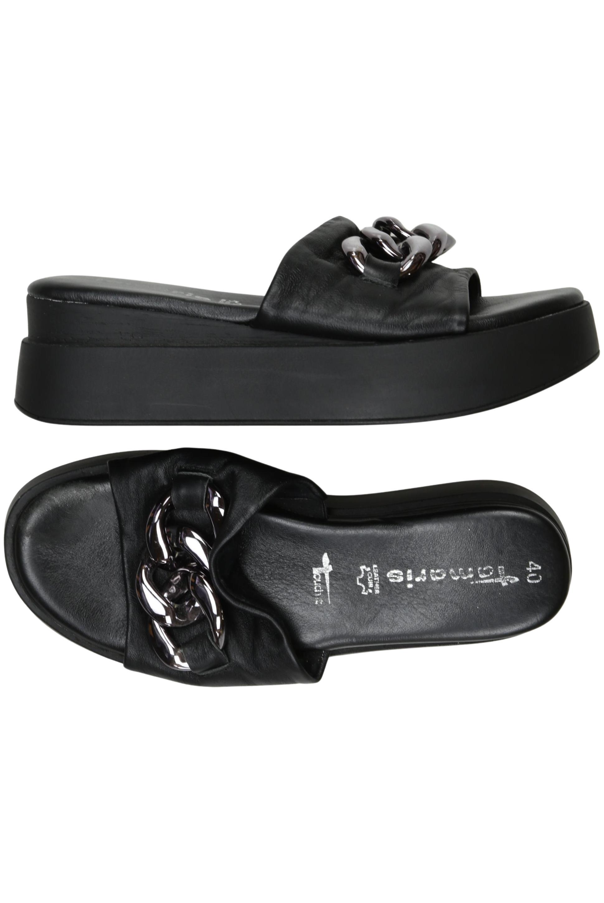 

Tamaris Damen Sandale, schwarz, Gr. 40