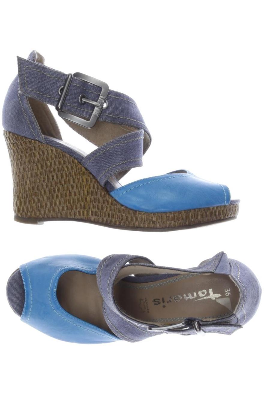 

Tamaris Damen Sandale, marineblau, Gr. 36