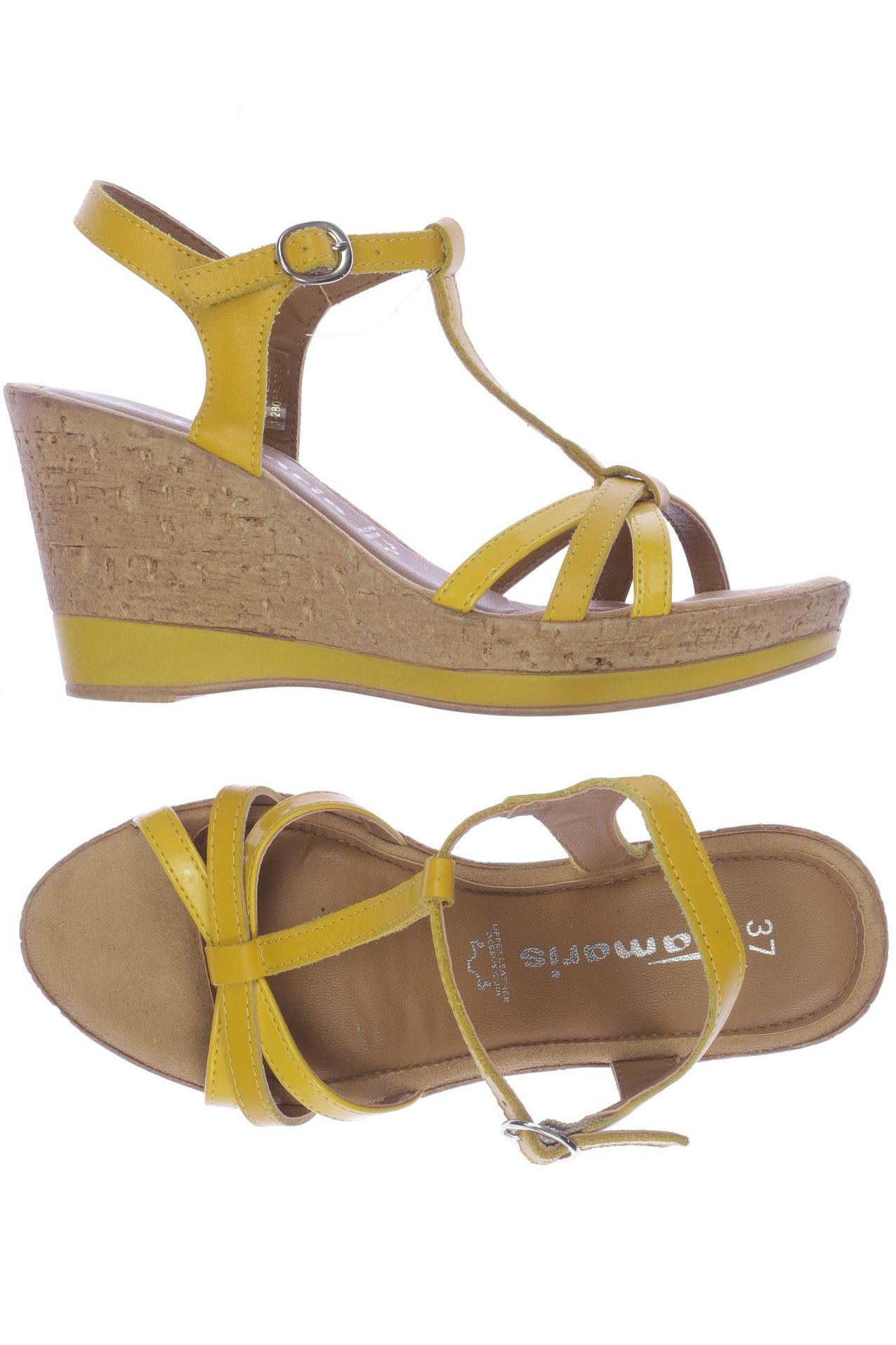

Tamaris Damen Sandale, gelb, Gr. 37