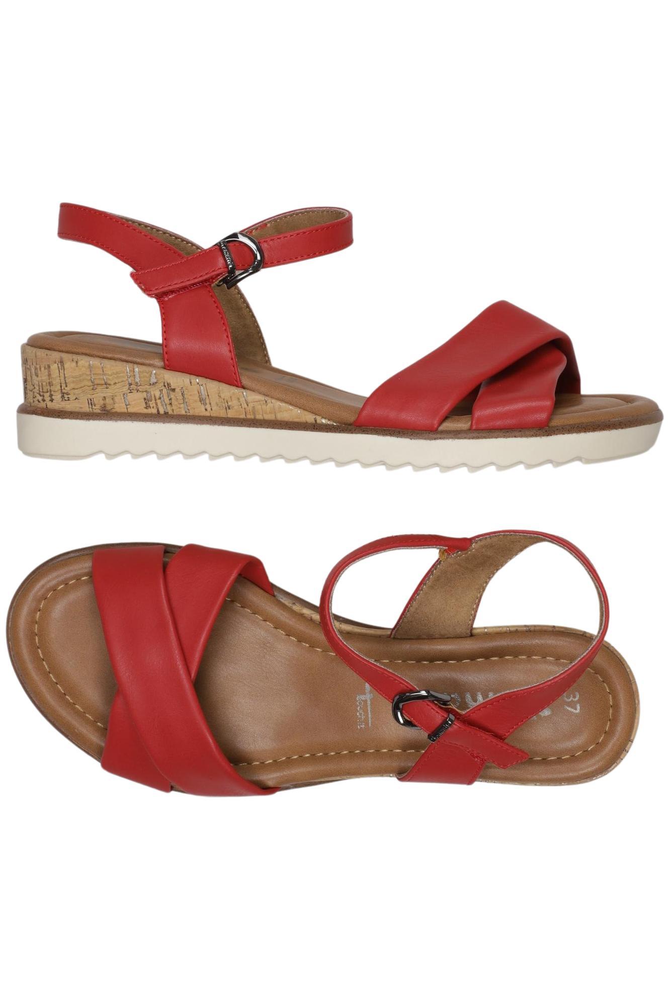 

Tamaris Damen Sandale, rot, Gr. 37