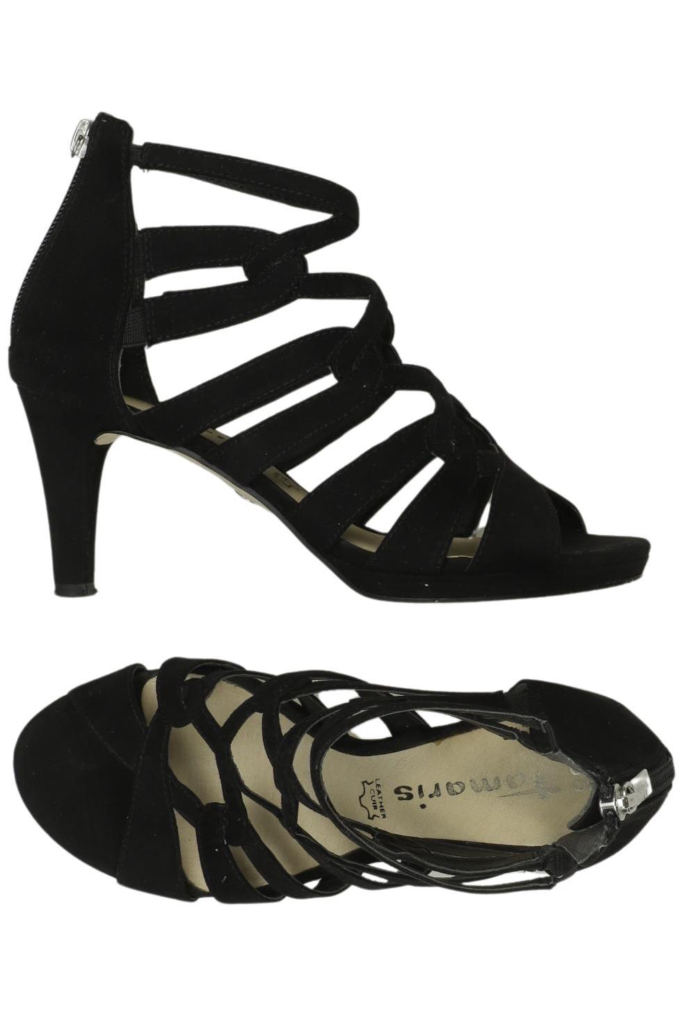 

Tamaris Damen Sandale, schwarz, Gr. 36