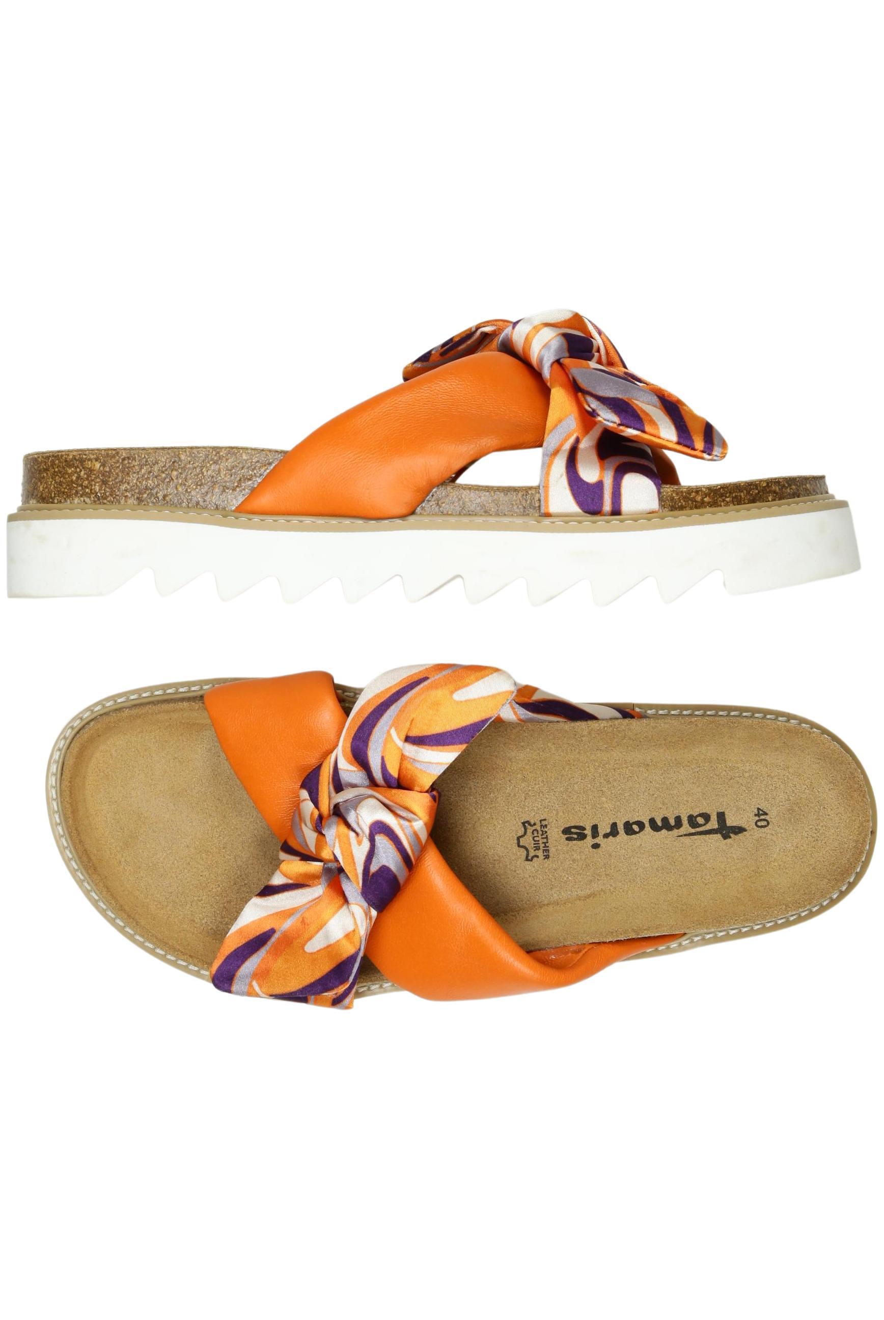 

Tamaris Damen Sandale, orange, Gr. 40