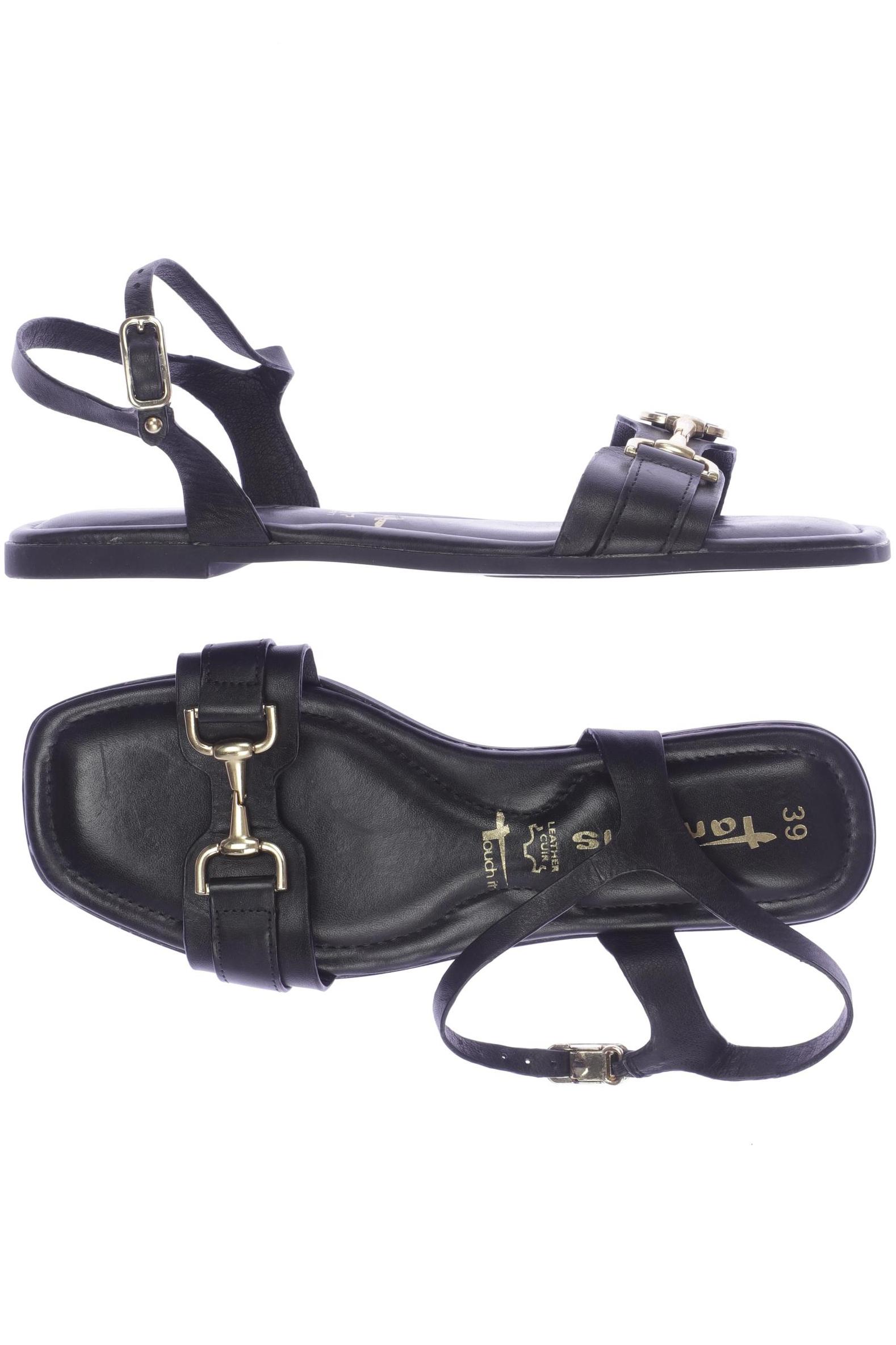 

Tamaris Damen Sandale, schwarz, Gr. 39