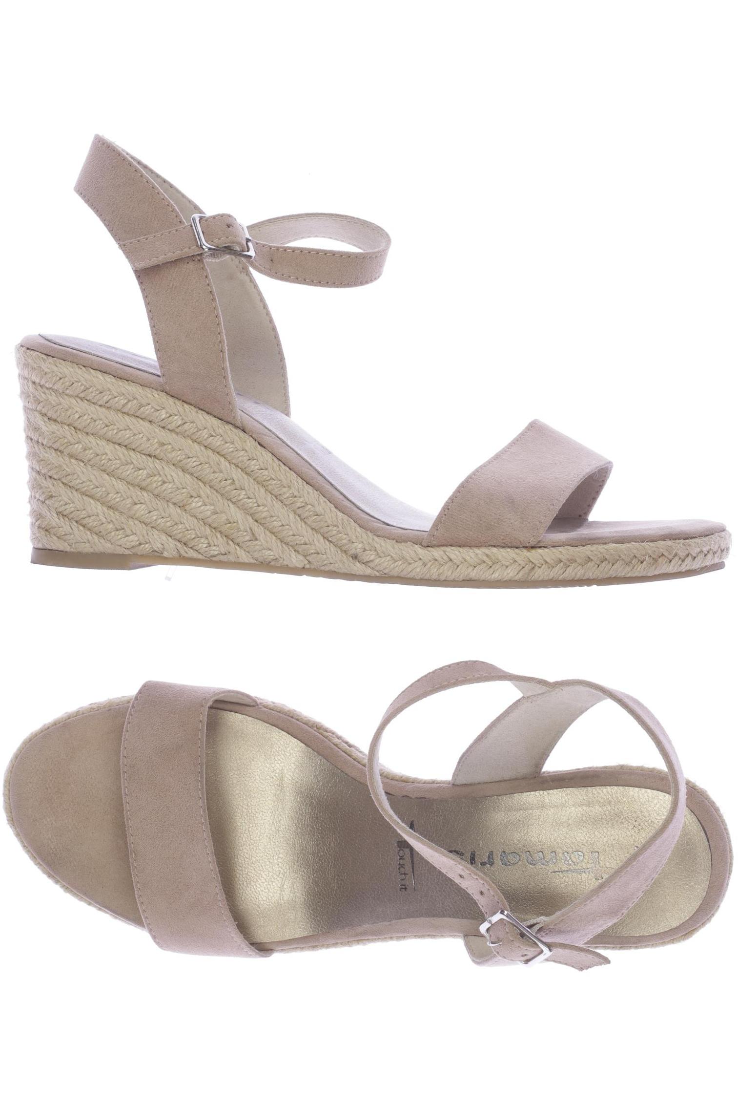 

Tamaris Damen Sandale, beige, Gr. 40