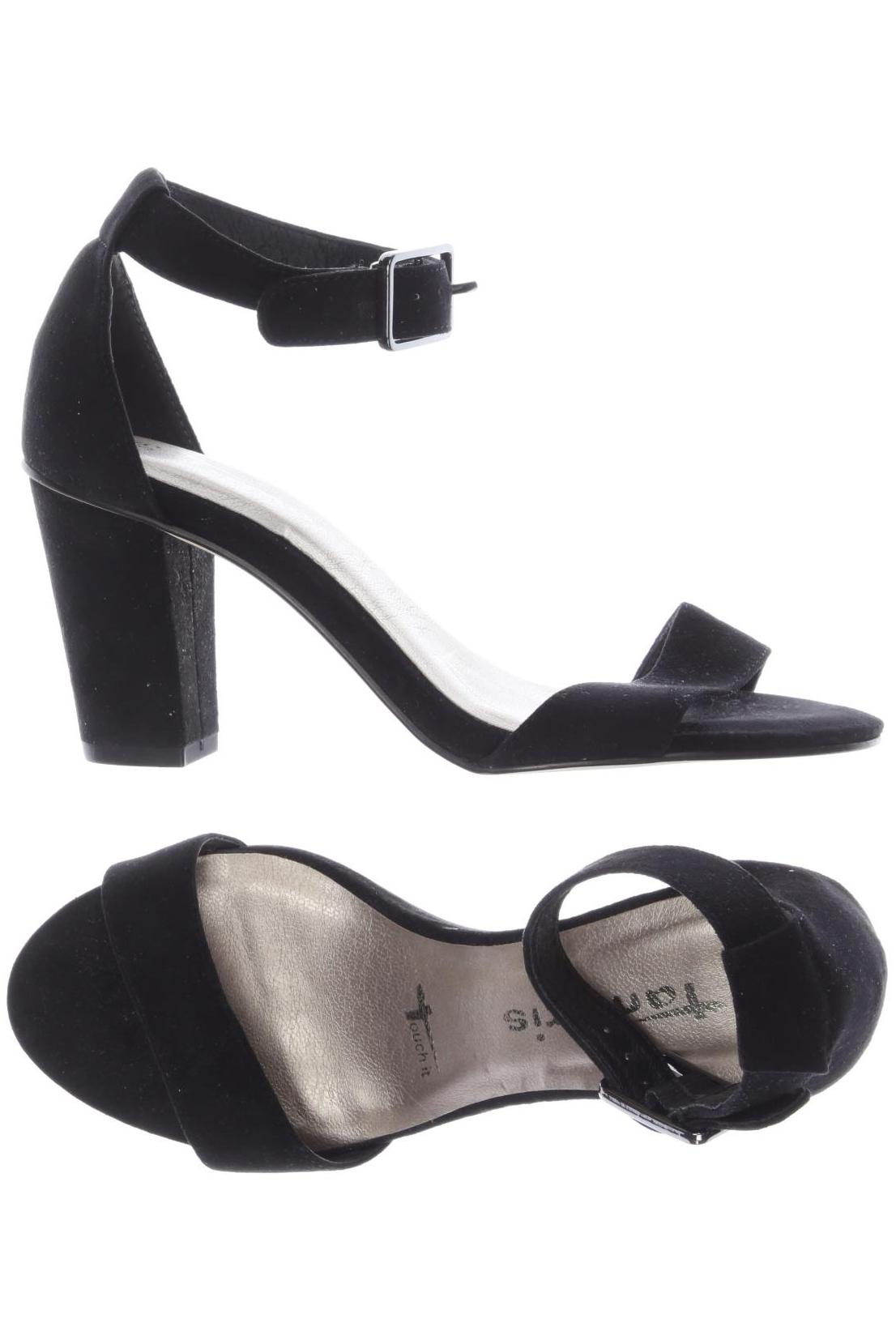 

Tamaris Damen Sandale, schwarz, Gr. 36