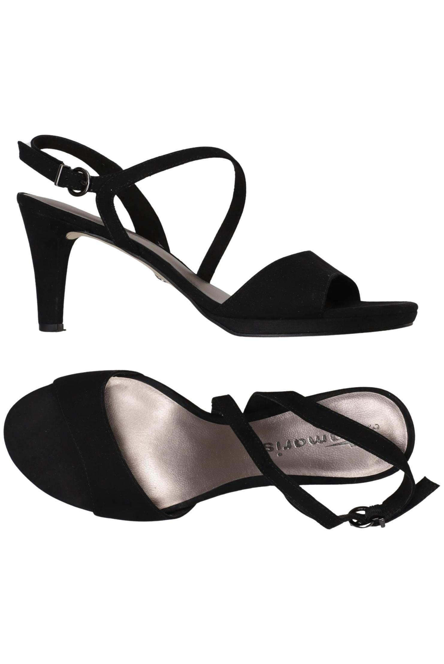 

Tamaris Damen Sandale, schwarz, Gr. 39