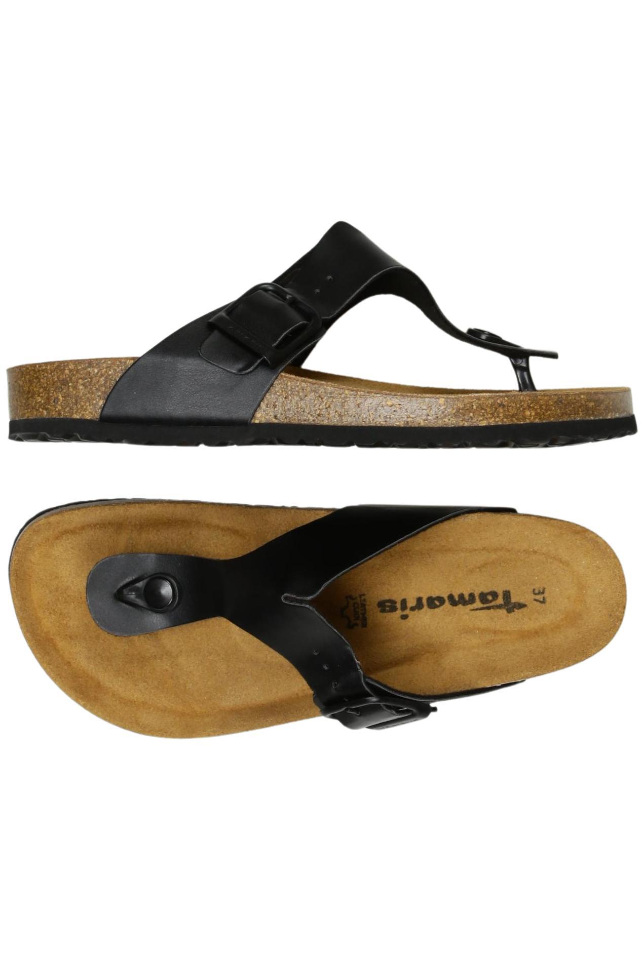 

Tamaris Damen Sandale, schwarz, Gr. 37