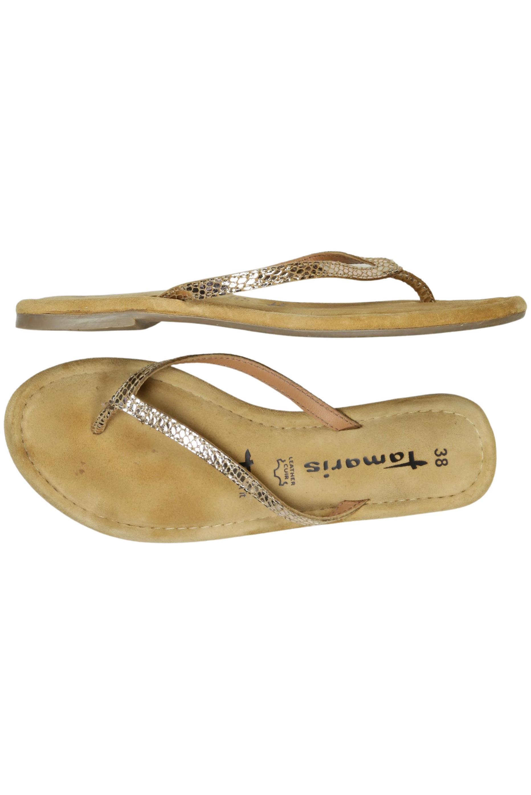

Tamaris Damen Sandale, beige, Gr. 38