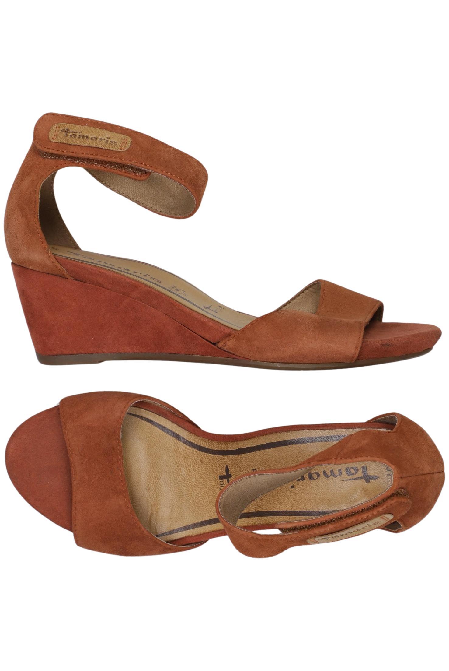 

Tamaris Damen Sandale, braun, Gr. 37