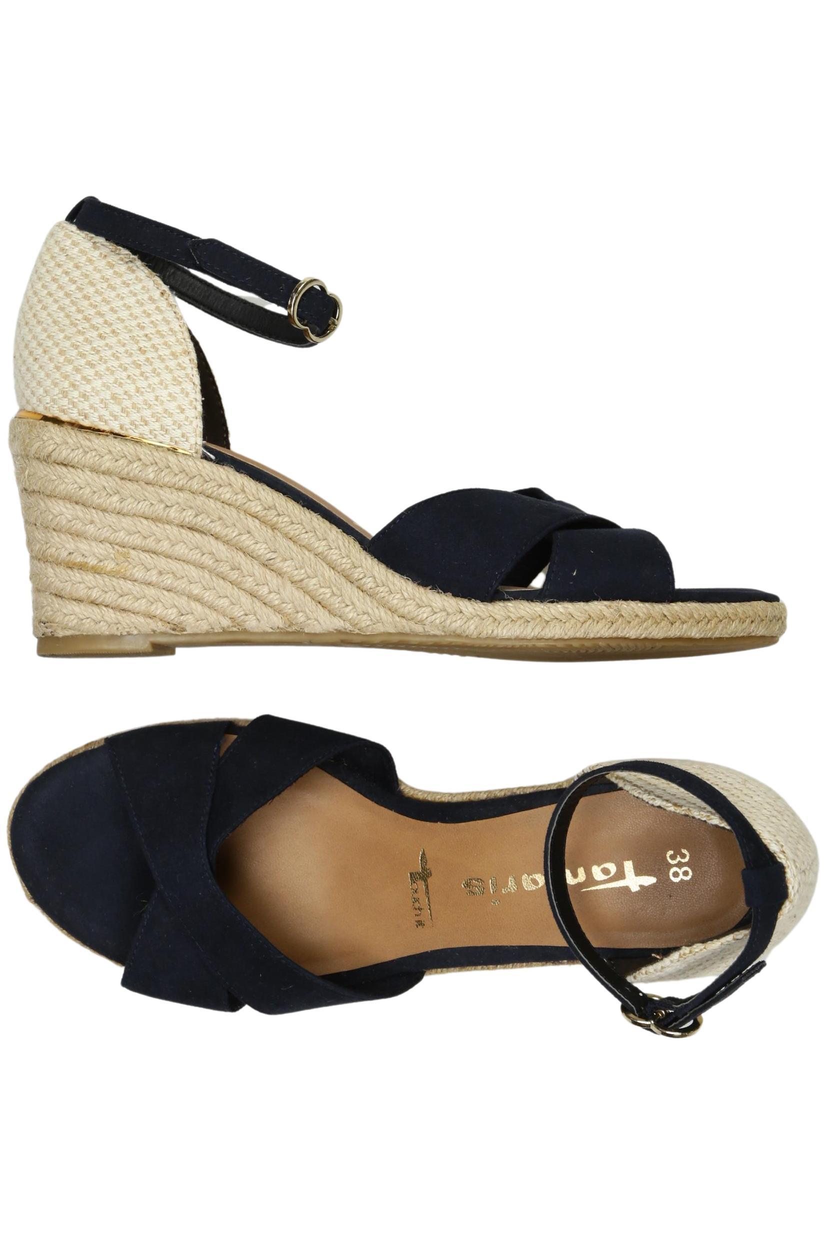 

Tamaris Damen Sandale, marineblau, Gr. 38