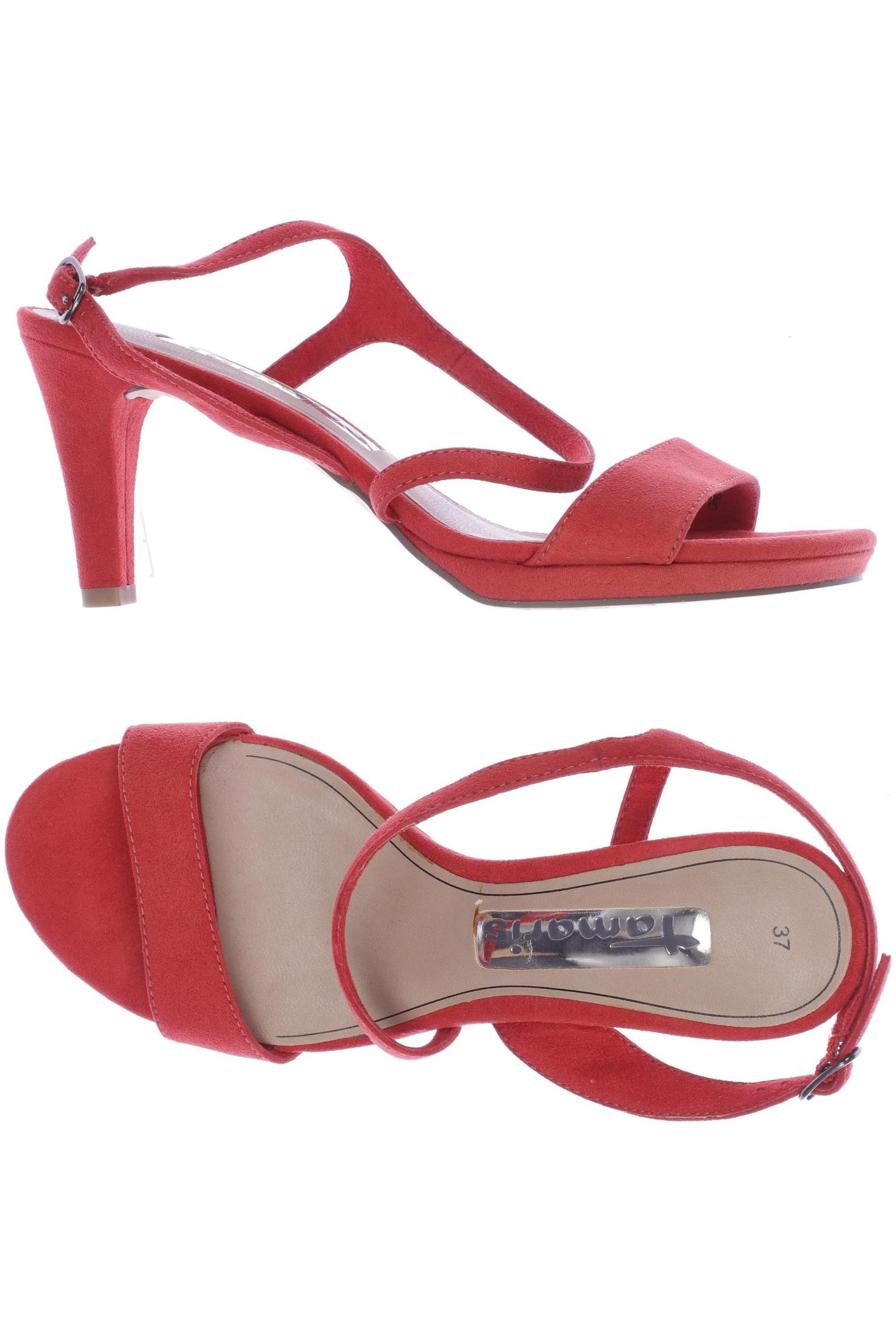 

Tamaris Damen Sandale, rot, Gr. 37