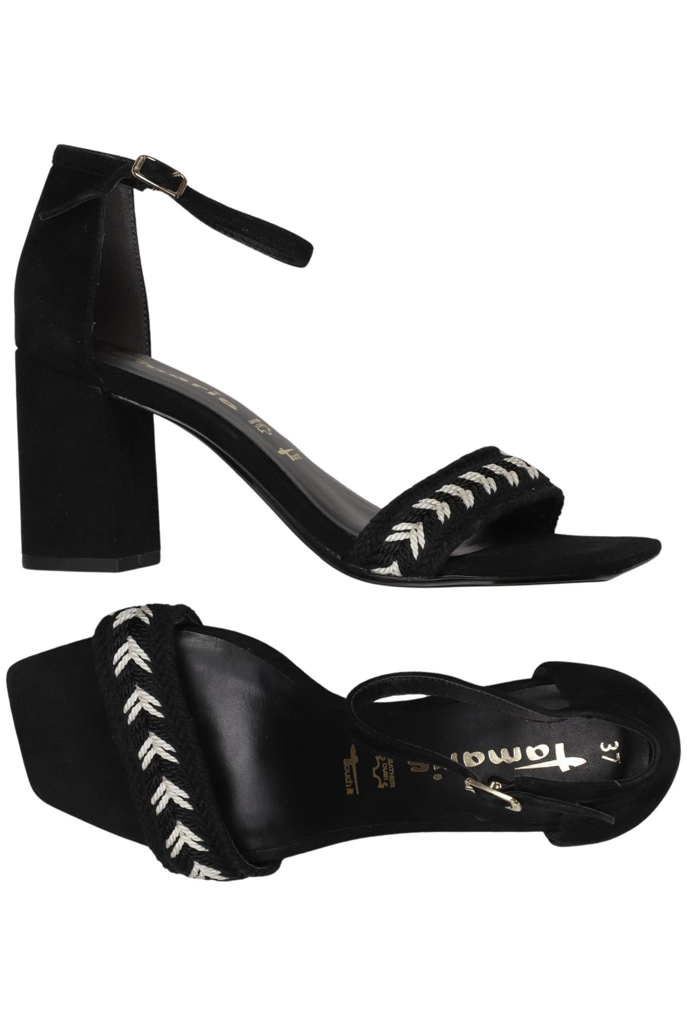 

Tamaris Damen Sandale, schwarz, Gr. 37