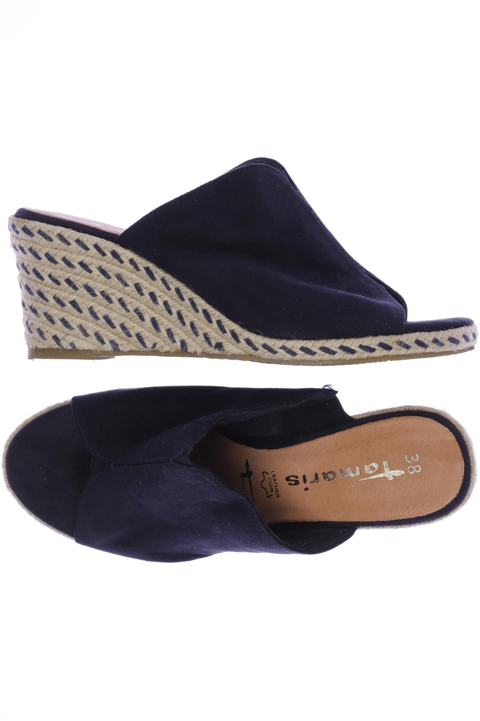 

Tamaris Damen Sandale, marineblau, Gr. 38