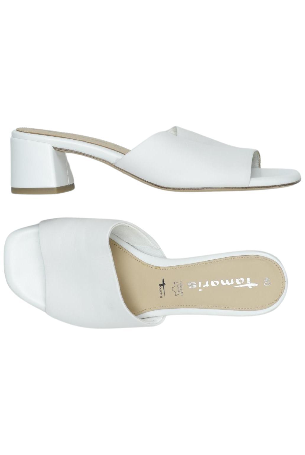 

Tamaris Damen Sandale, weiß, Gr. 40