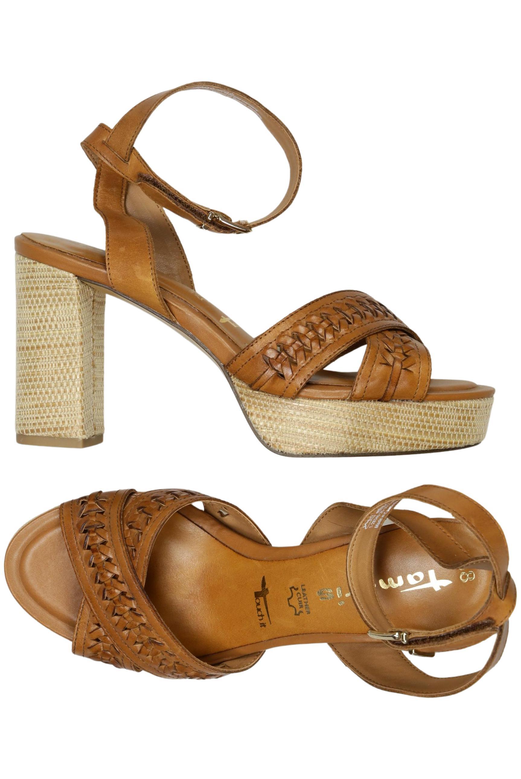 

Tamaris Damen Sandale, braun, Gr. 38