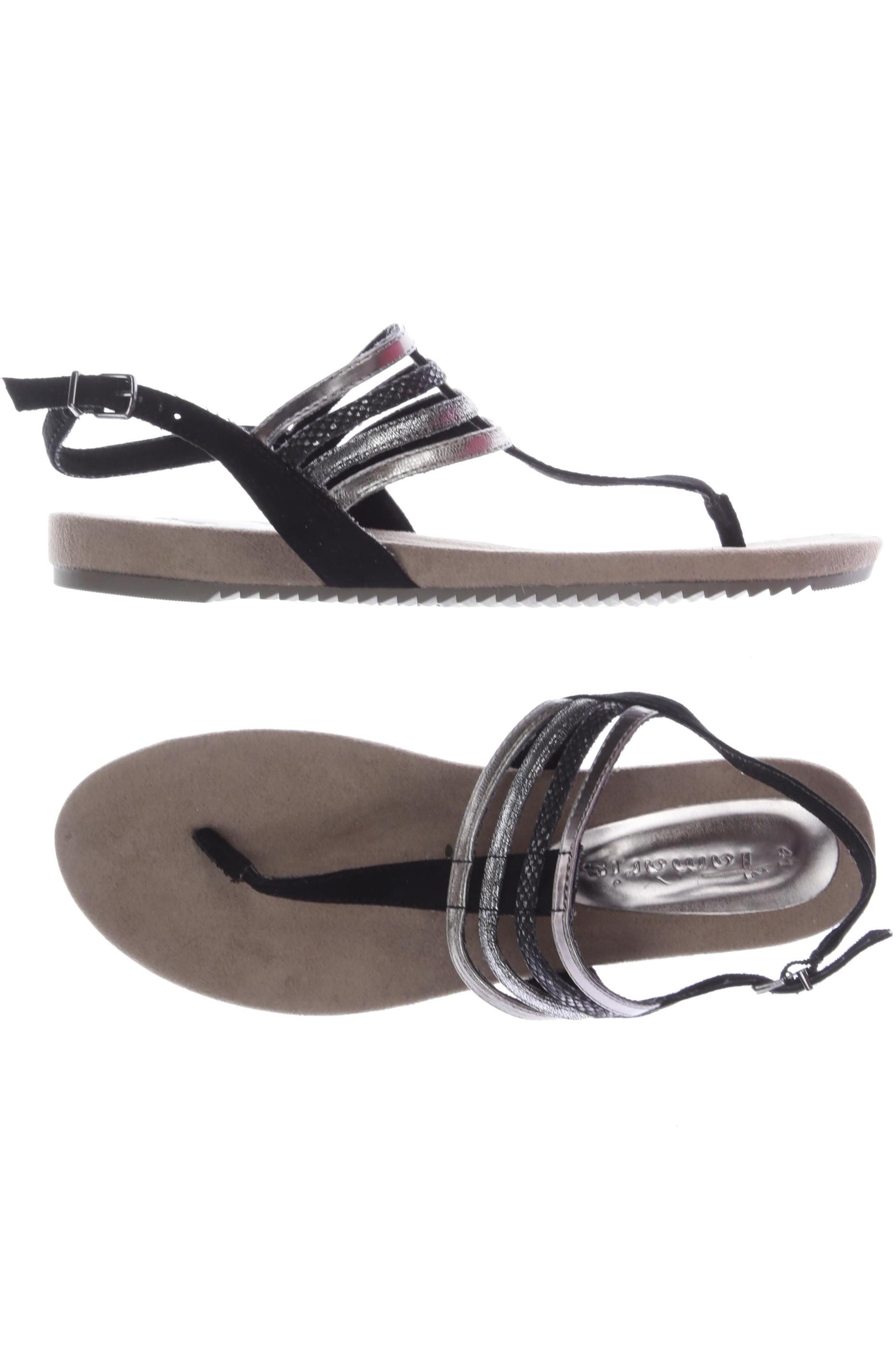 

Tamaris Damen Sandale, schwarz, Gr. 41