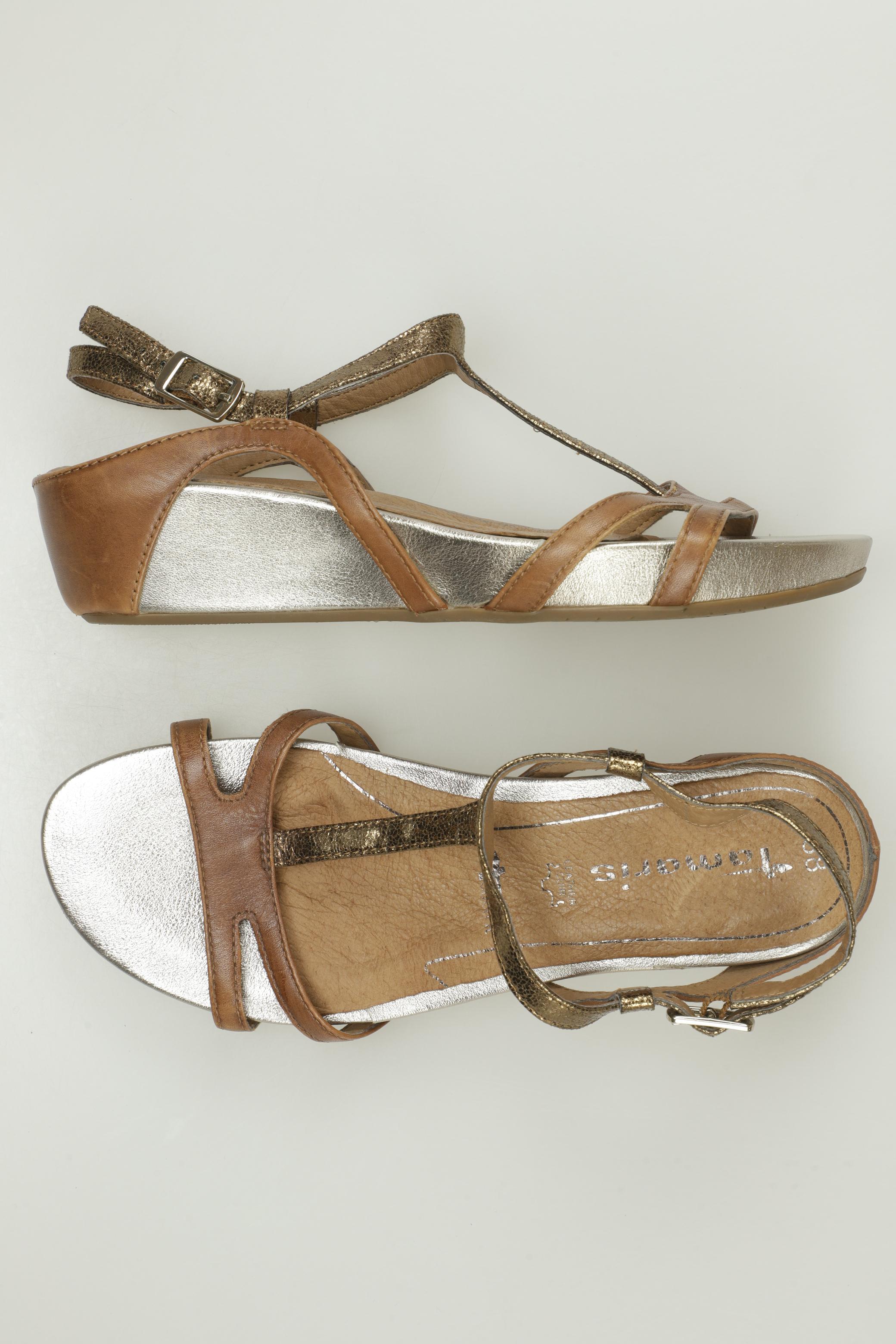 

Tamaris Damen Sandale, braun, Gr. 38