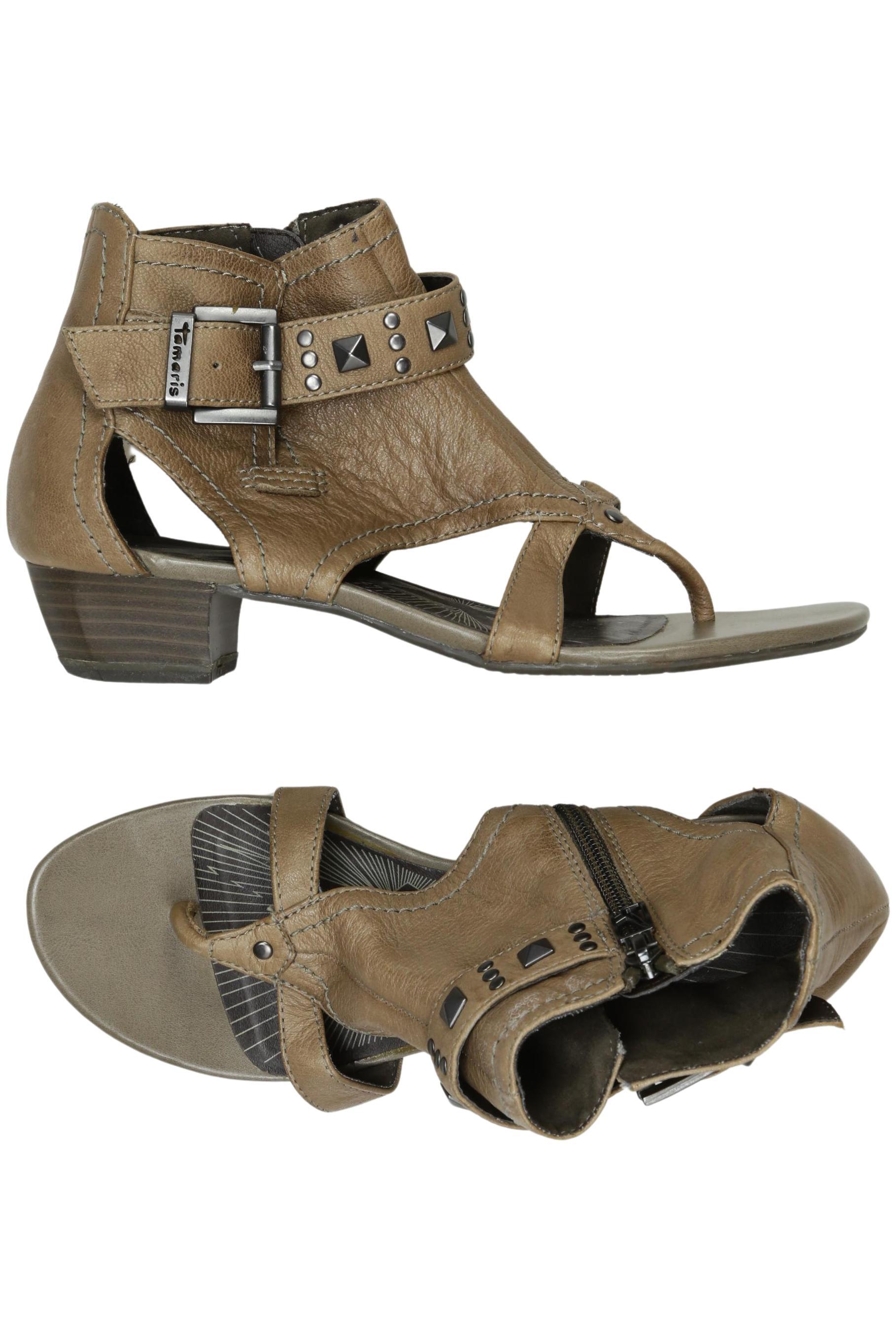 

Tamaris Damen Sandale, braun, Gr. 38