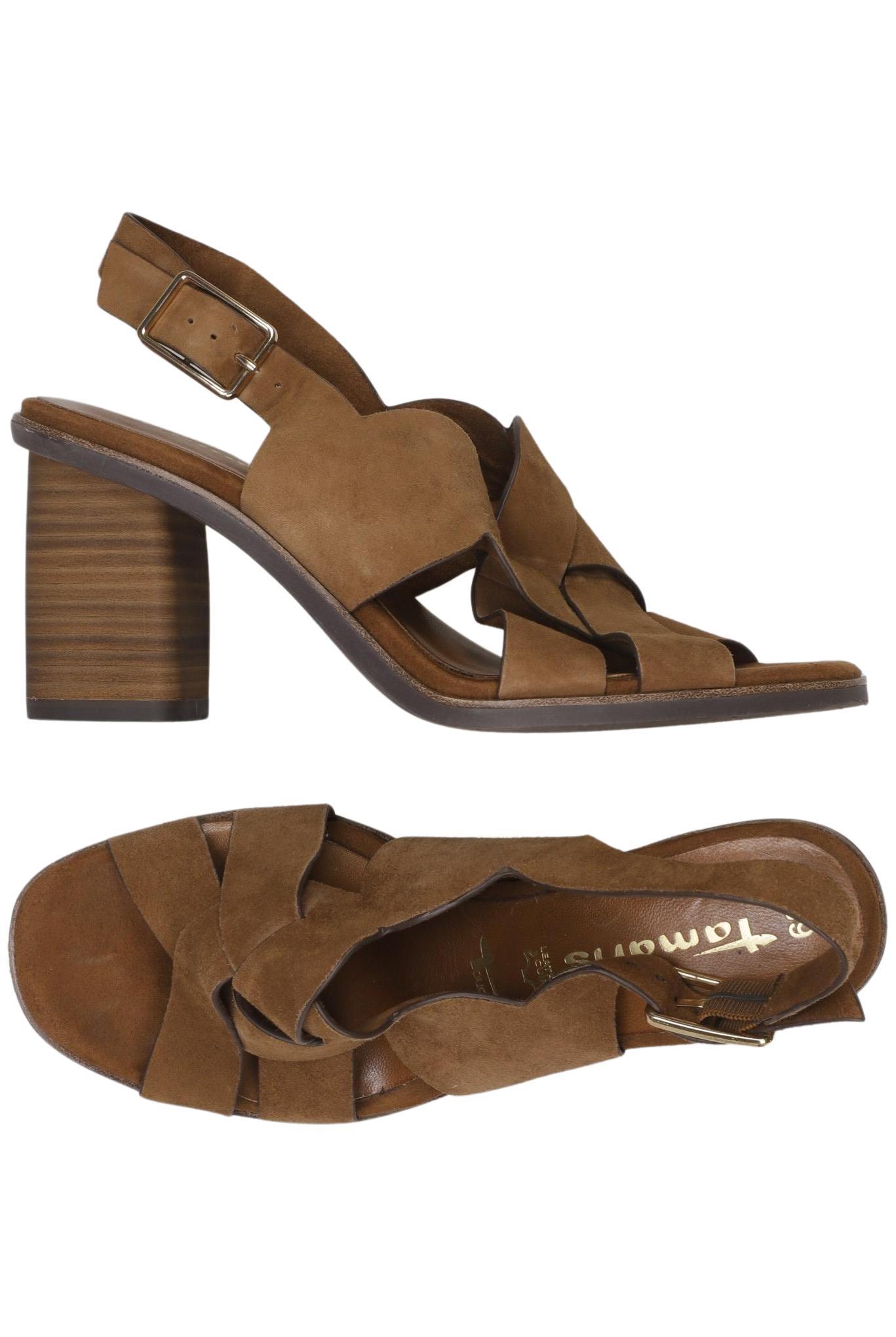 

Tamaris Damen Sandale, braun, Gr. 39