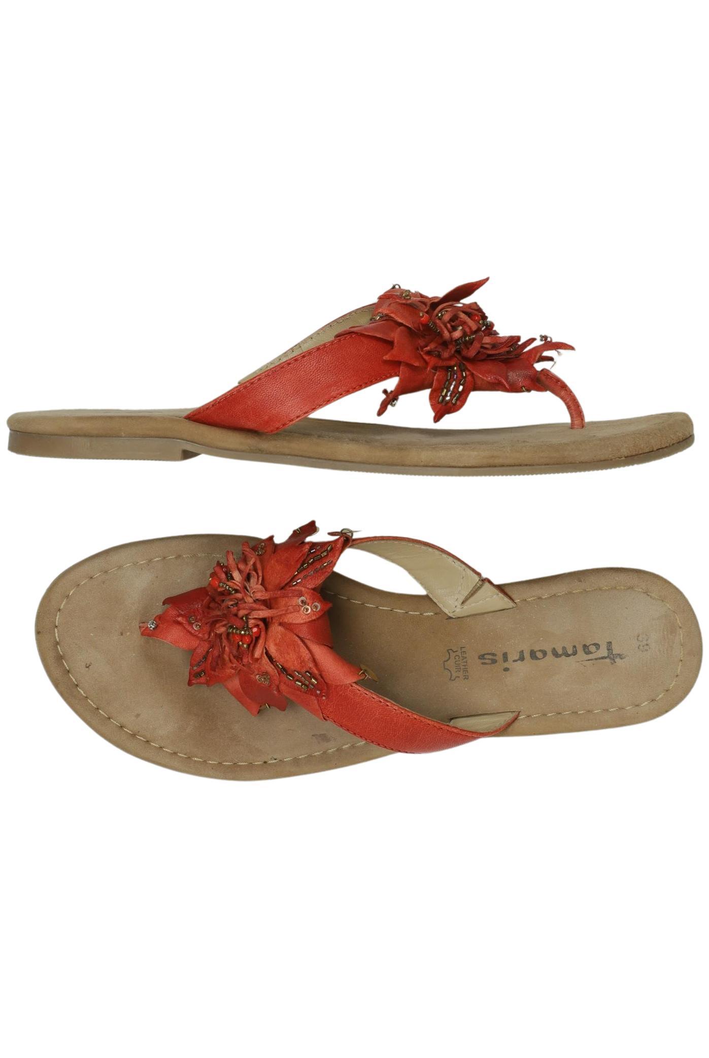 

Tamaris Damen Sandale, rot, Gr. 39