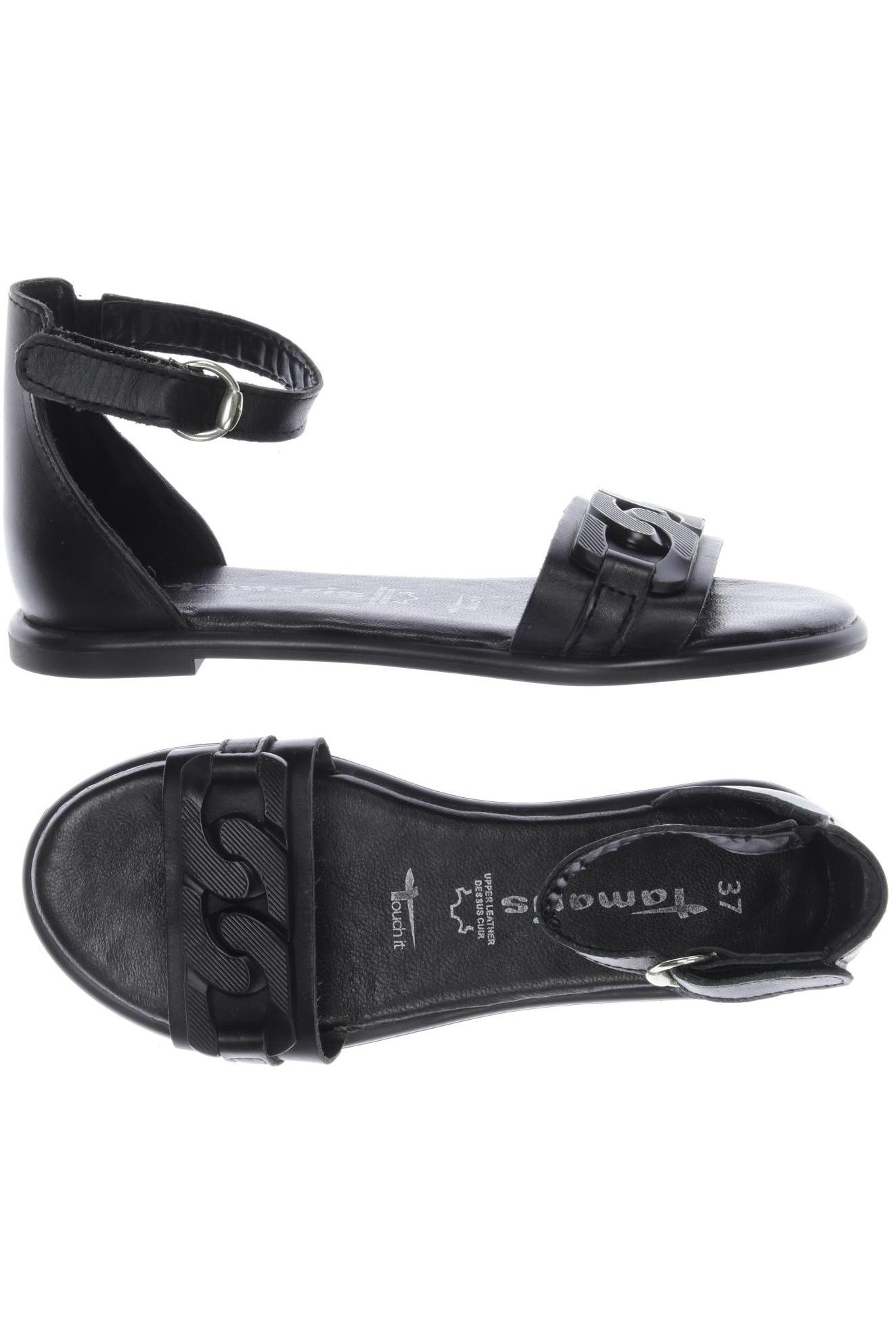 

Tamaris Damen Sandale, schwarz, Gr. 37