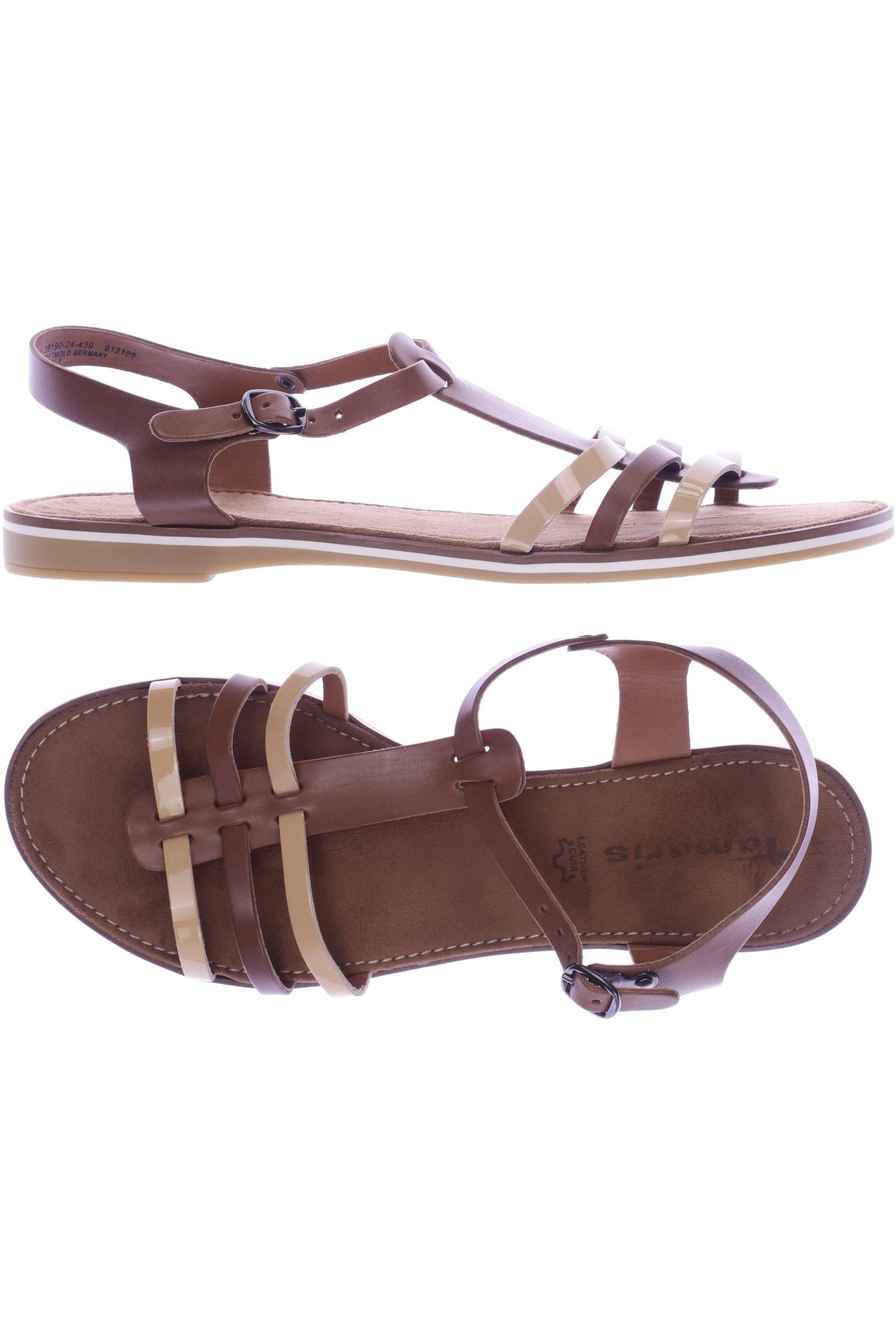 

Tamaris Damen Sandale, braun, Gr. 41