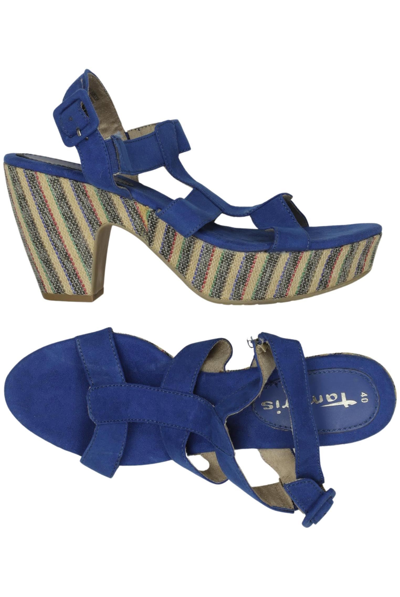 

Tamaris Damen Sandale, blau, Gr. 40