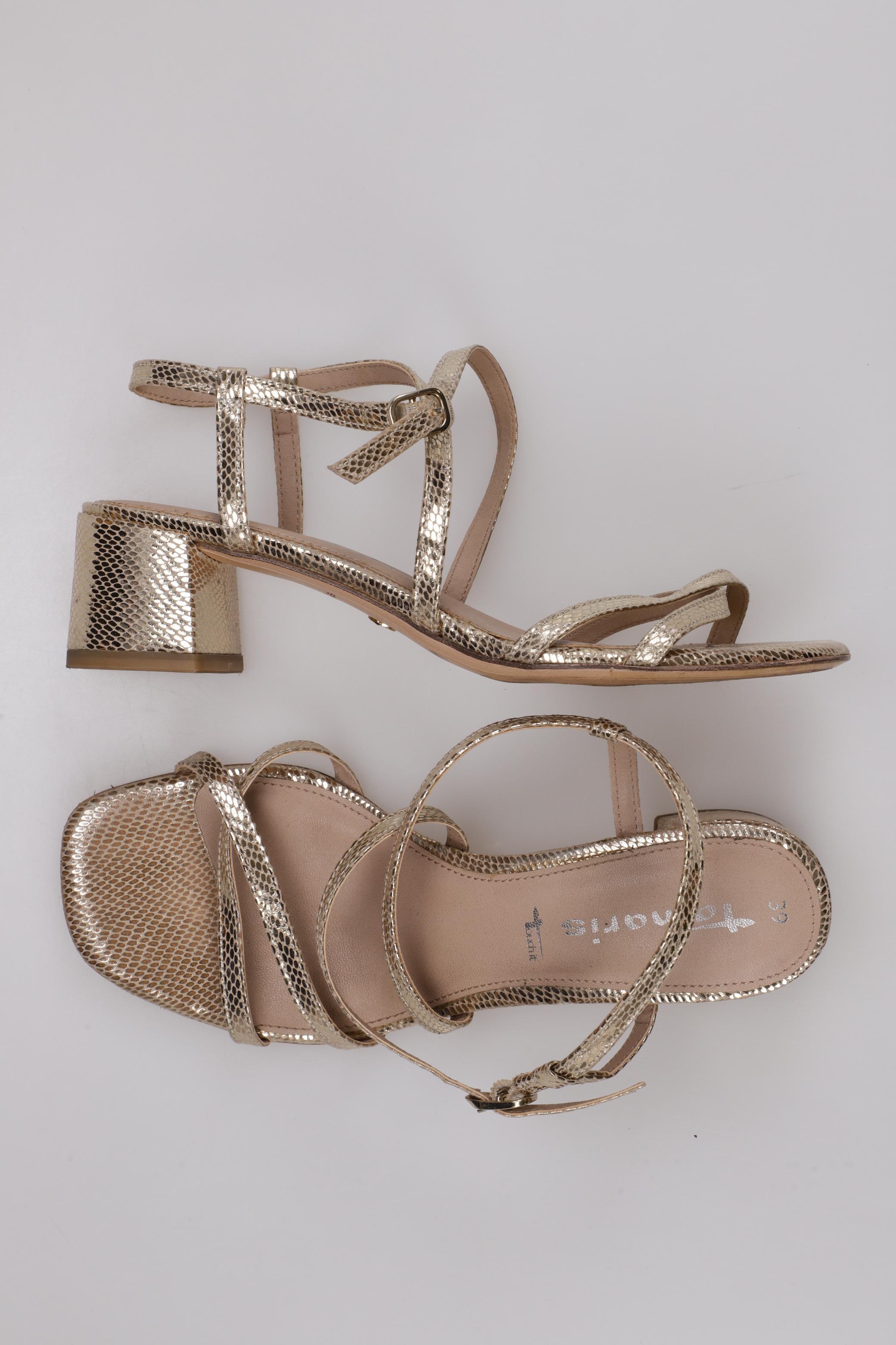 

Tamaris Damen Sandale, gold
