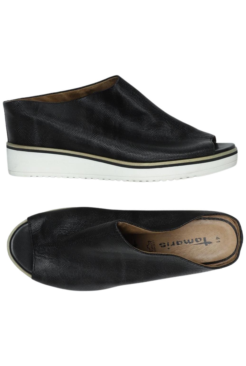 

Tamaris Damen Sandale, schwarz, Gr. 41