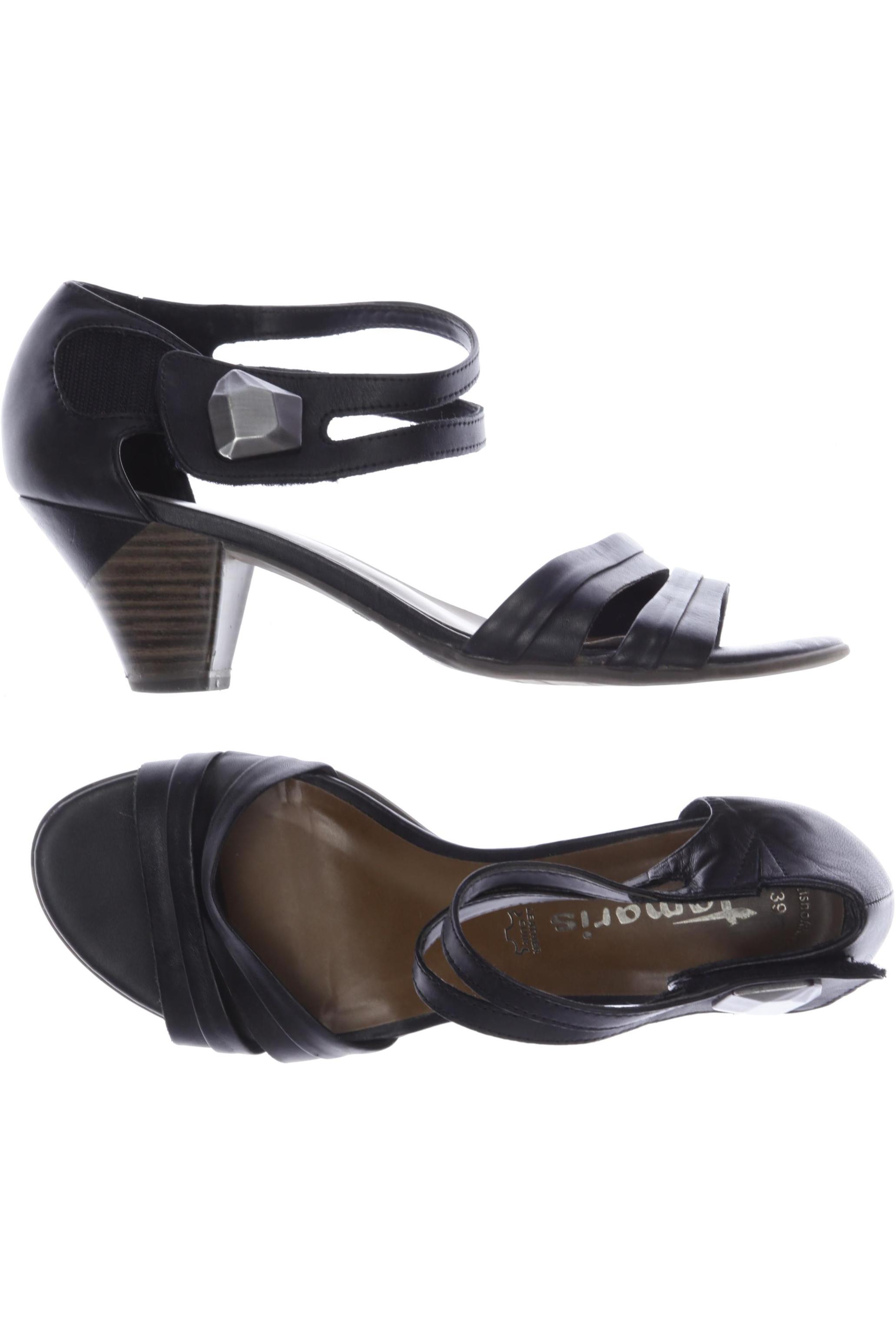 

Tamaris Damen Sandale, schwarz, Gr. 39