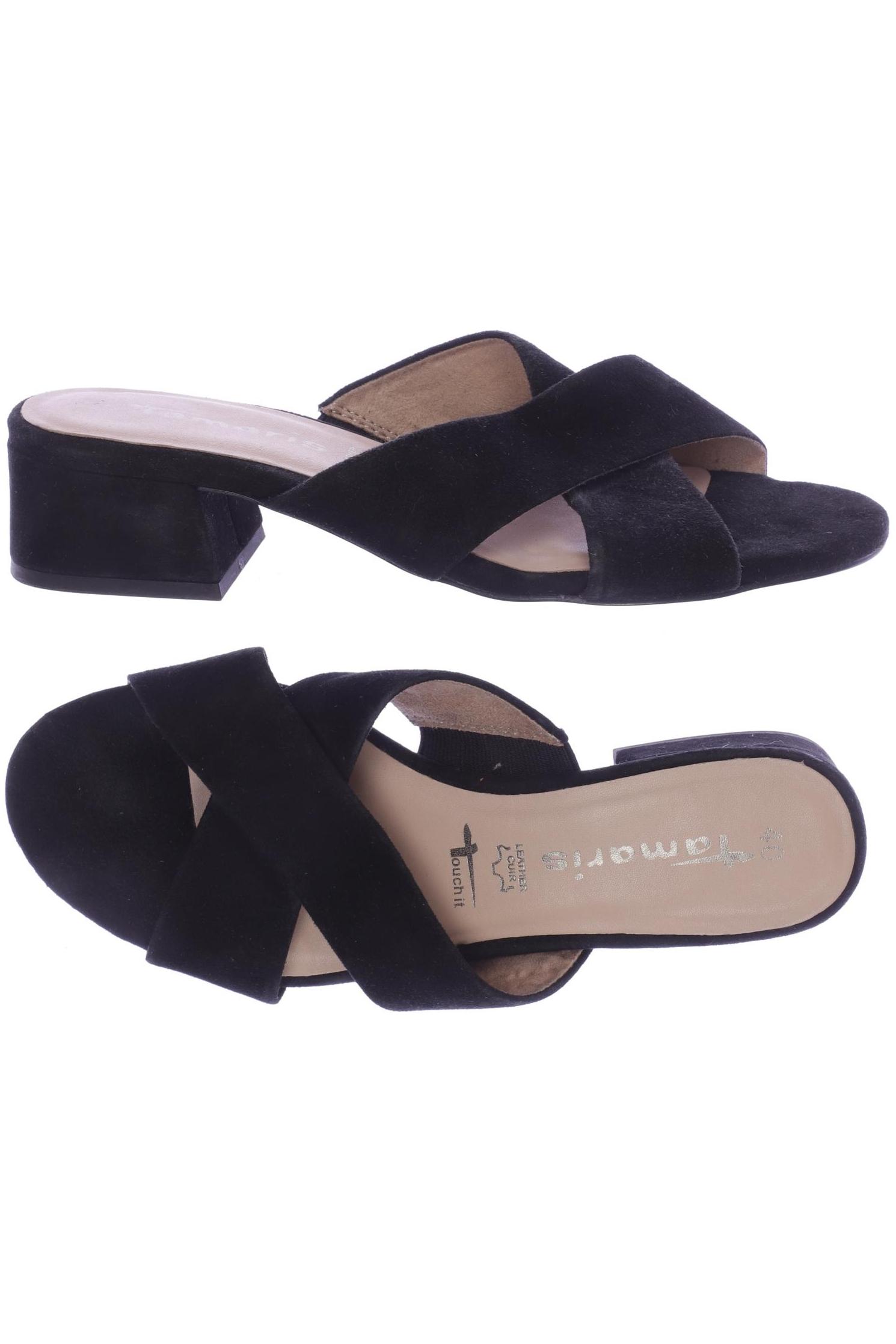 

Tamaris Damen Sandale, schwarz, Gr. 40
