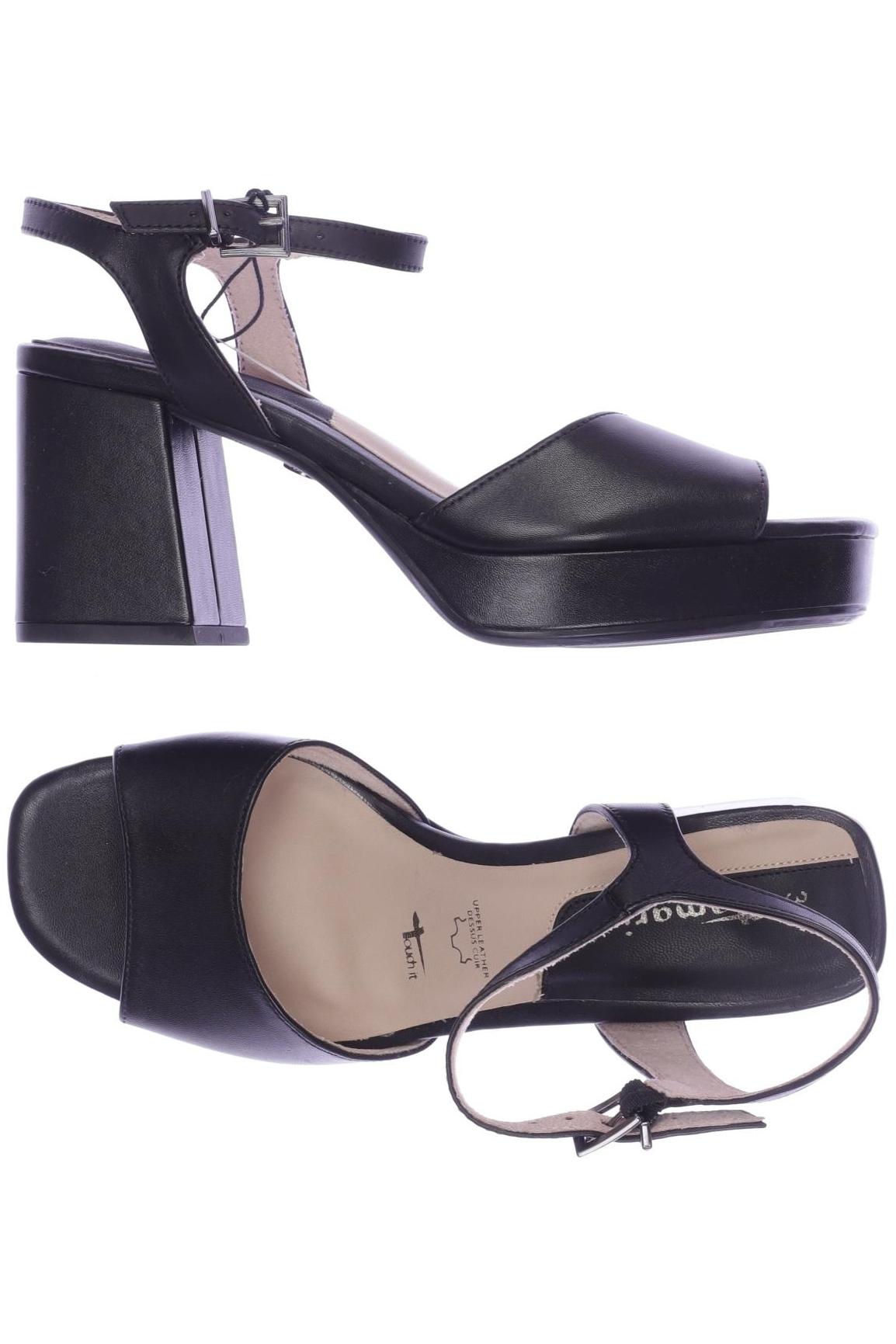 

Tamaris Damen Sandale, schwarz, Gr. 36