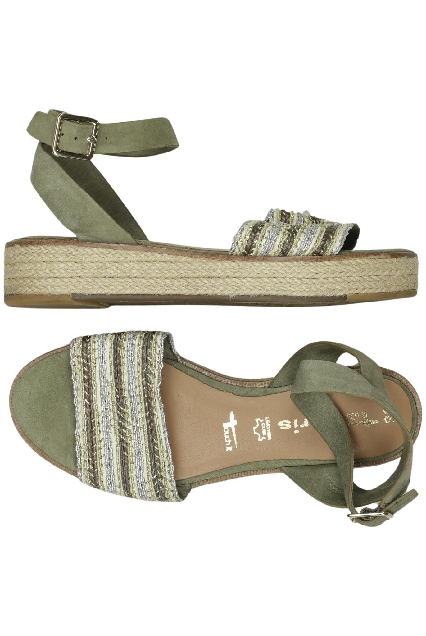 

Tamaris Damen Sandale, grün, Gr. 38